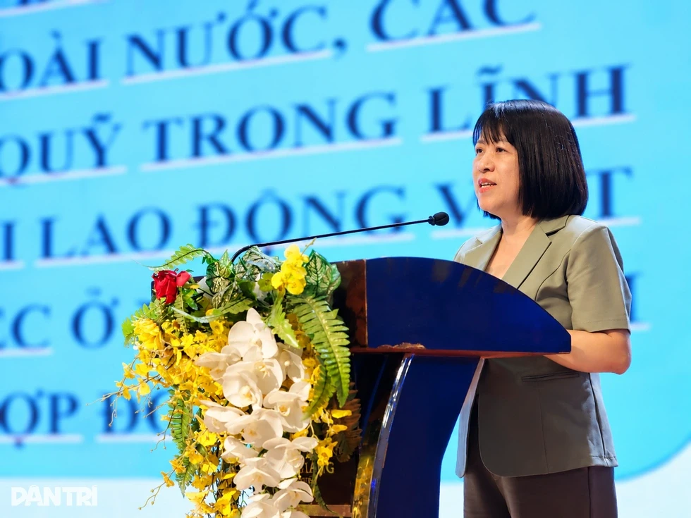 Bà Nguyễn Thị Hoàng Lan, Phó Giám đốc Quỹ Hỗ trợ việc làm ngoài nước (