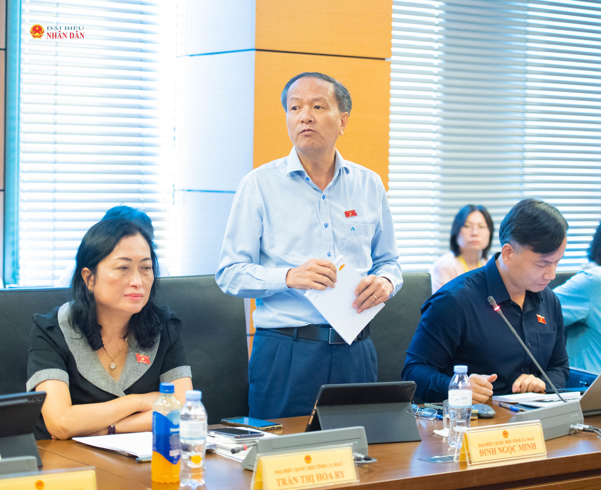 ĐBQH Đinh Ngọc Minh (Cà Mau).Ảnh Xuân Quý