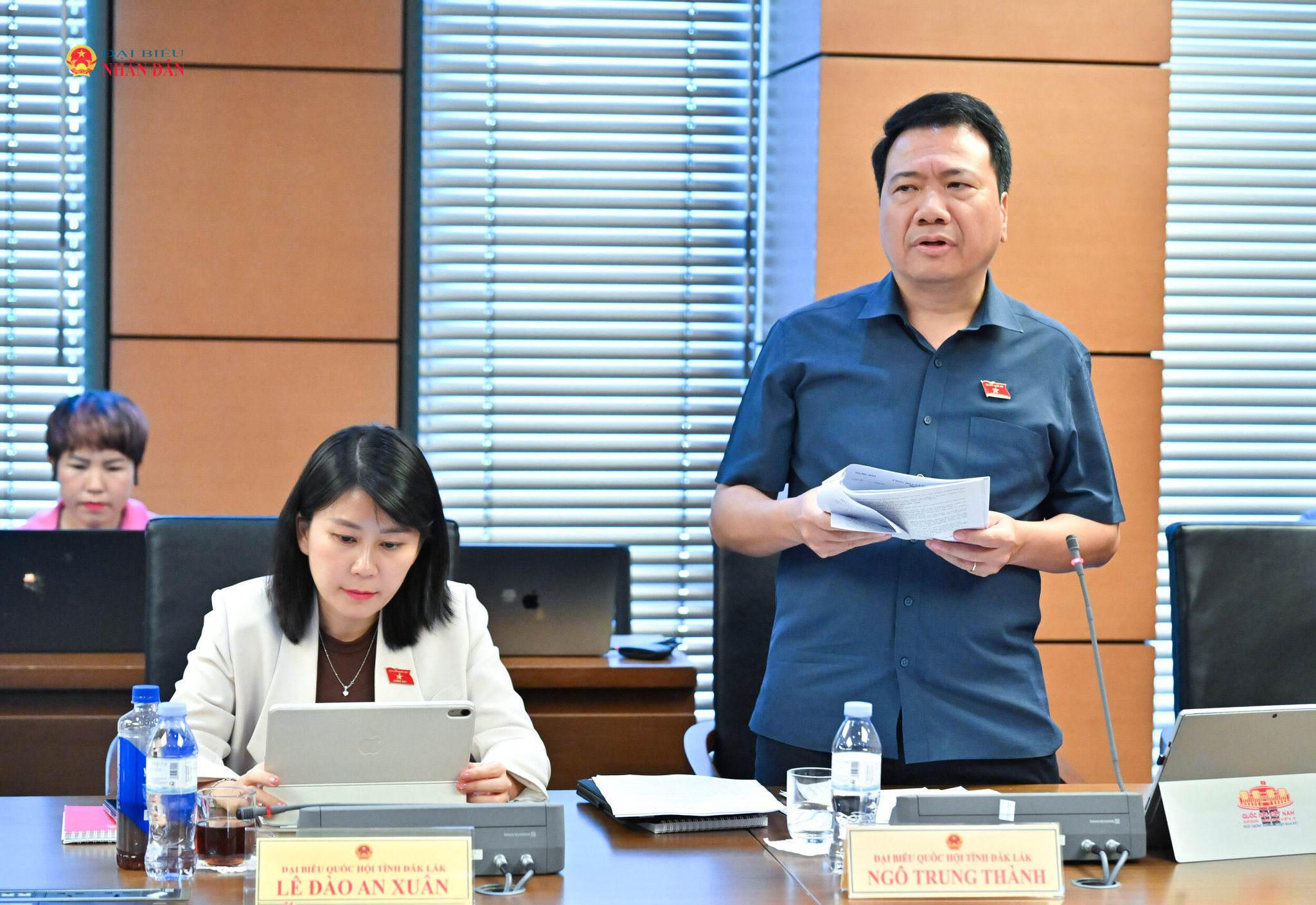 ĐBQH Ngô Trung Thành (Đắk Lắk) phát biểu
