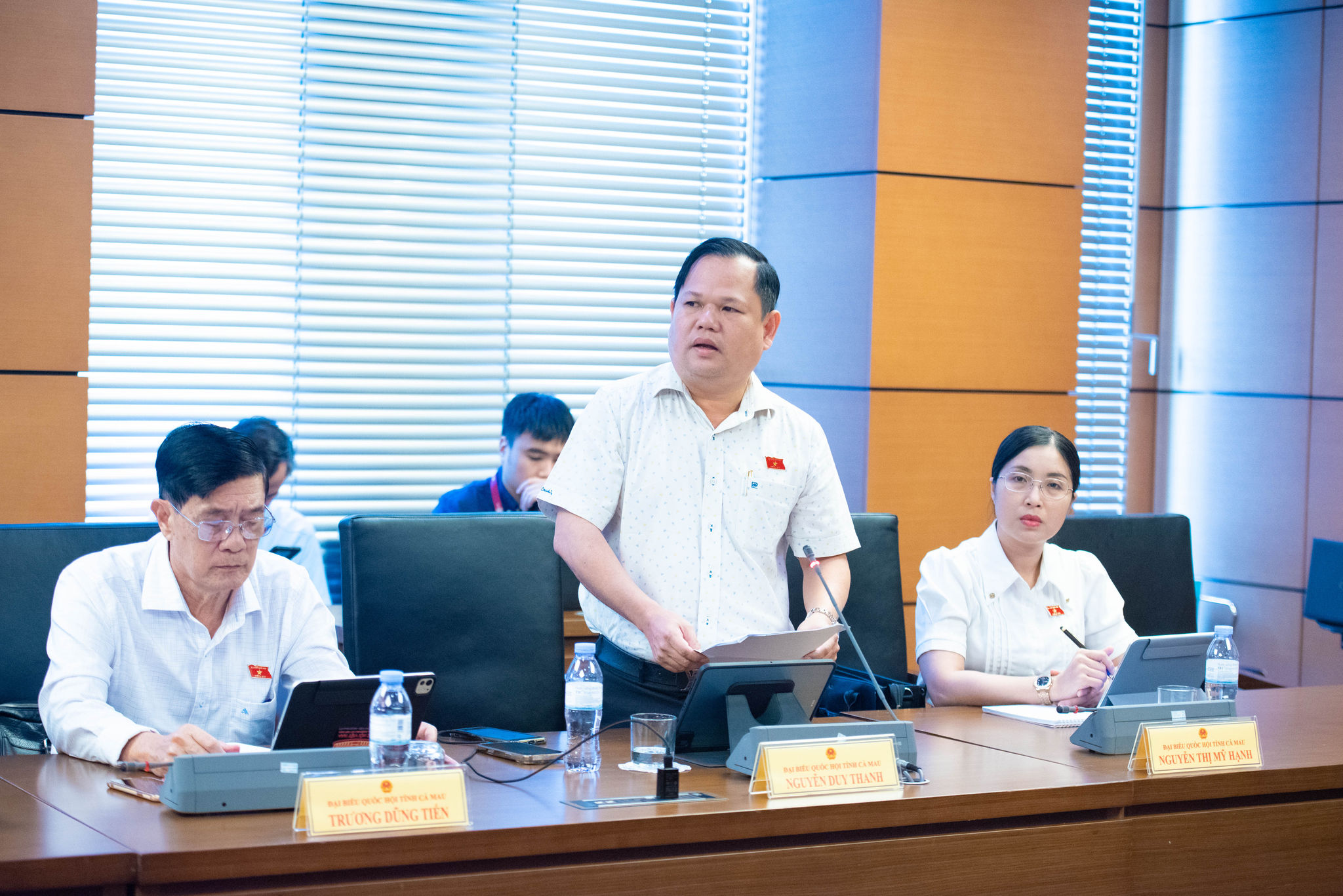 ĐBQH Nguyễn Duy Thanh (Cà Mau).Ảnh Xuân Quý