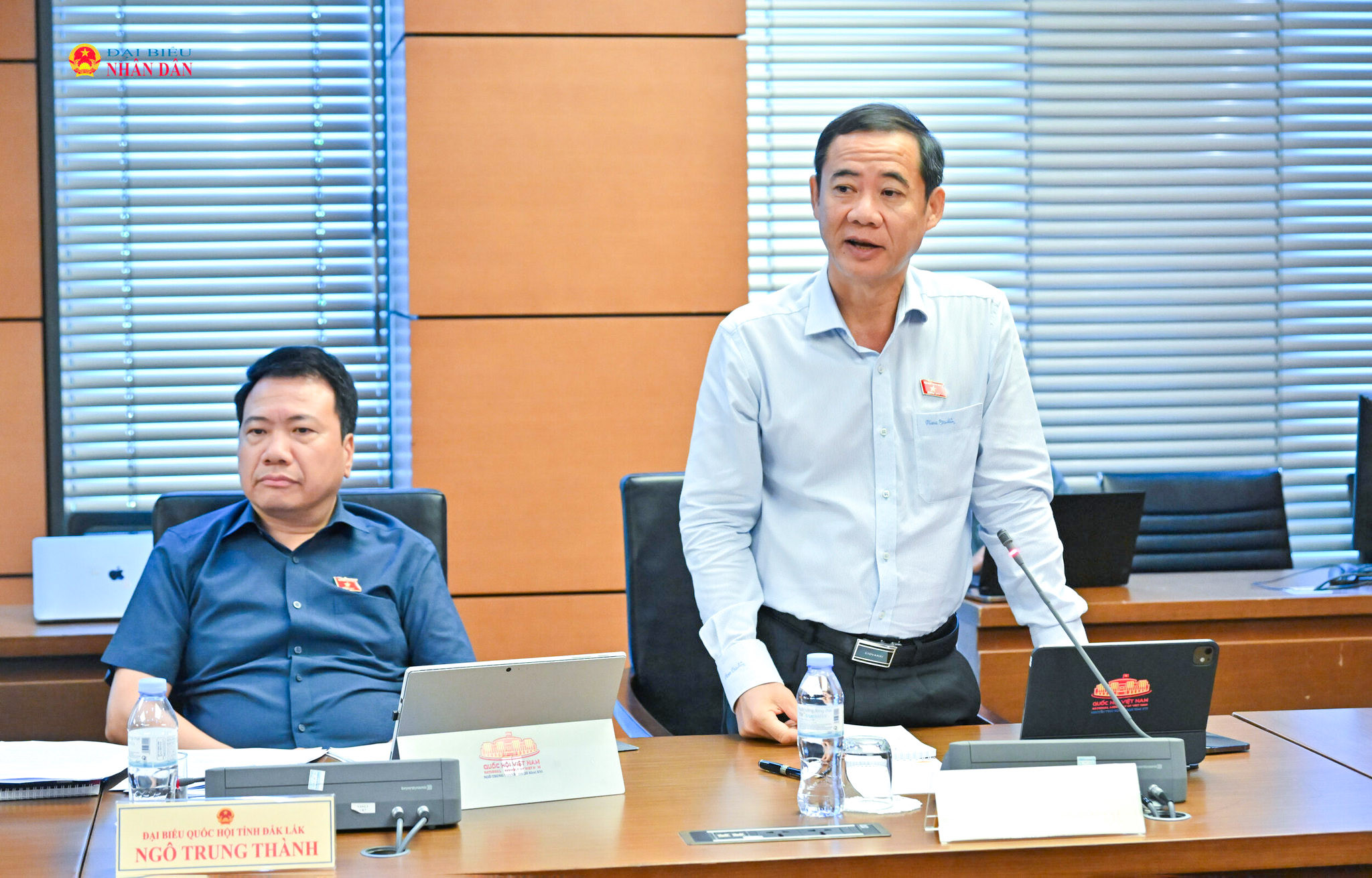 ĐBQH Nguyễn Thái Học (Đắk Lắk) phát biểu