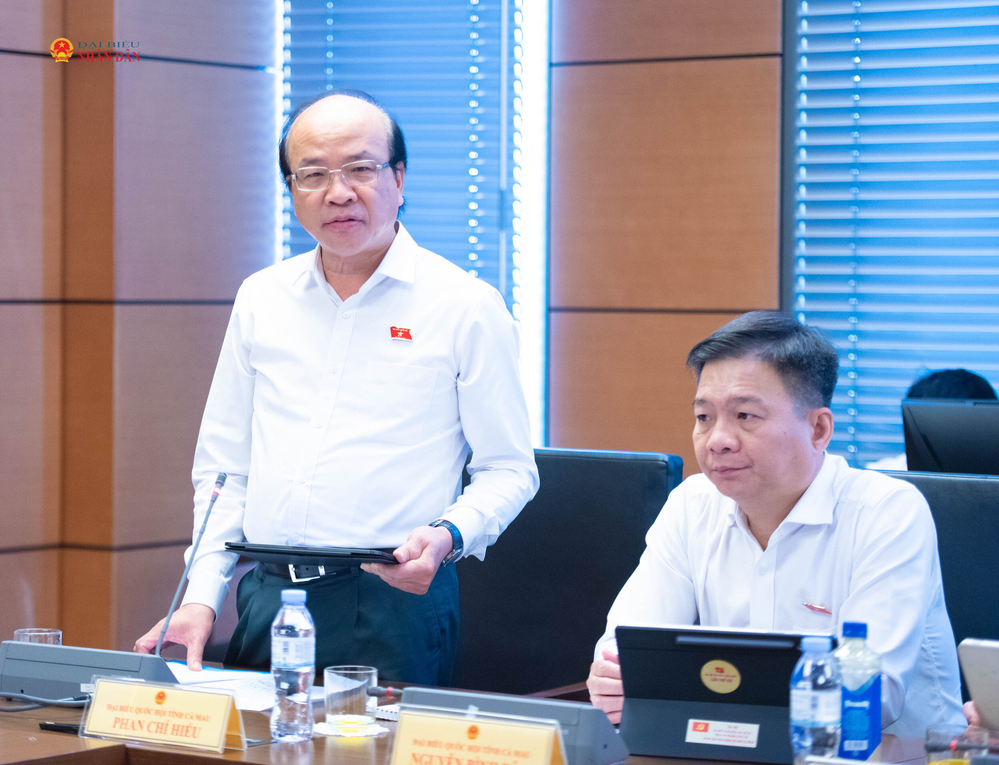 ĐBQH Phan Chí Hiếu (Cà Mau). Ảnh Xuân Quý
