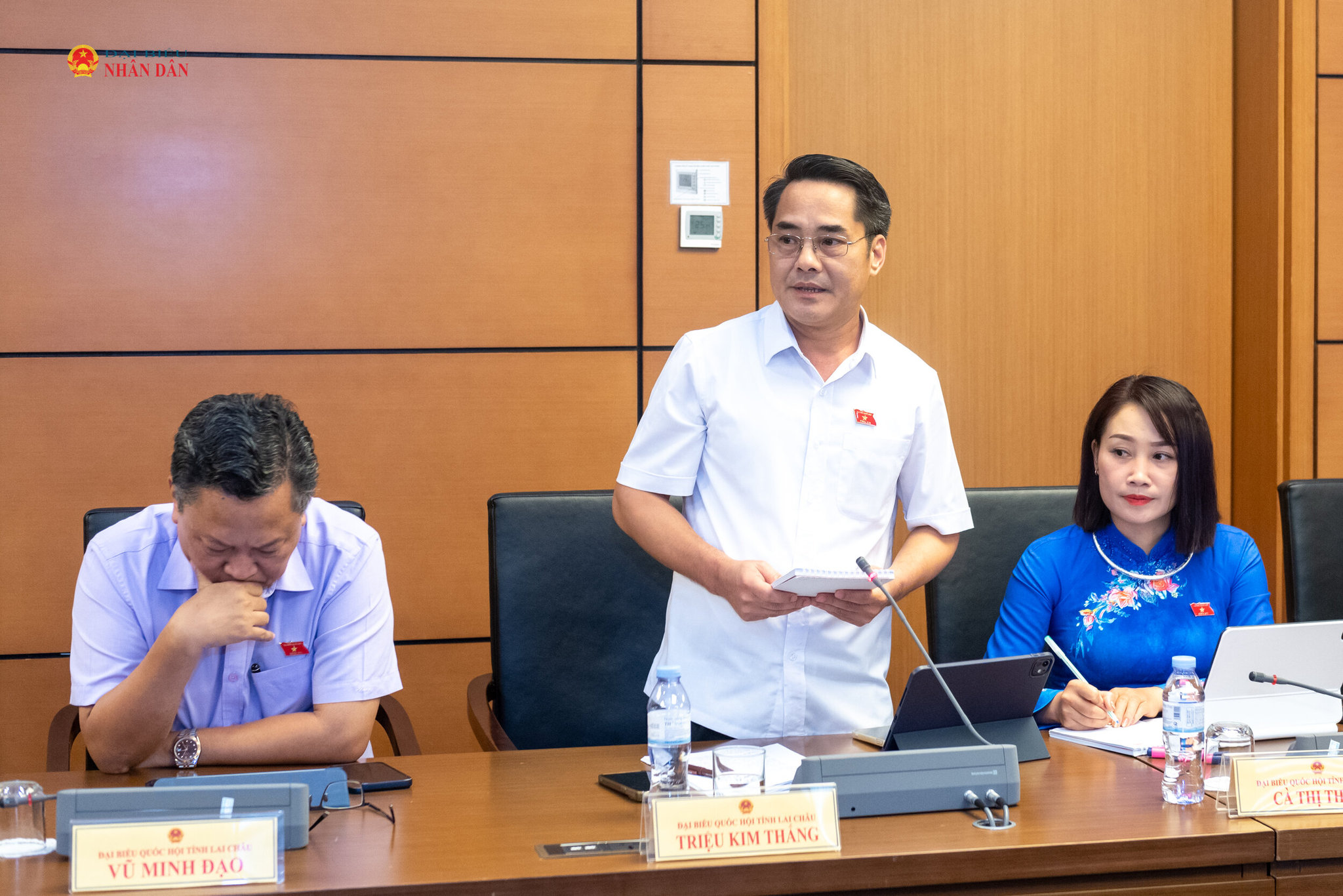 ĐBQH Triệu Kim Thắng (Lai Châu) phát biểu. Ảnh: Mạnh Hưng