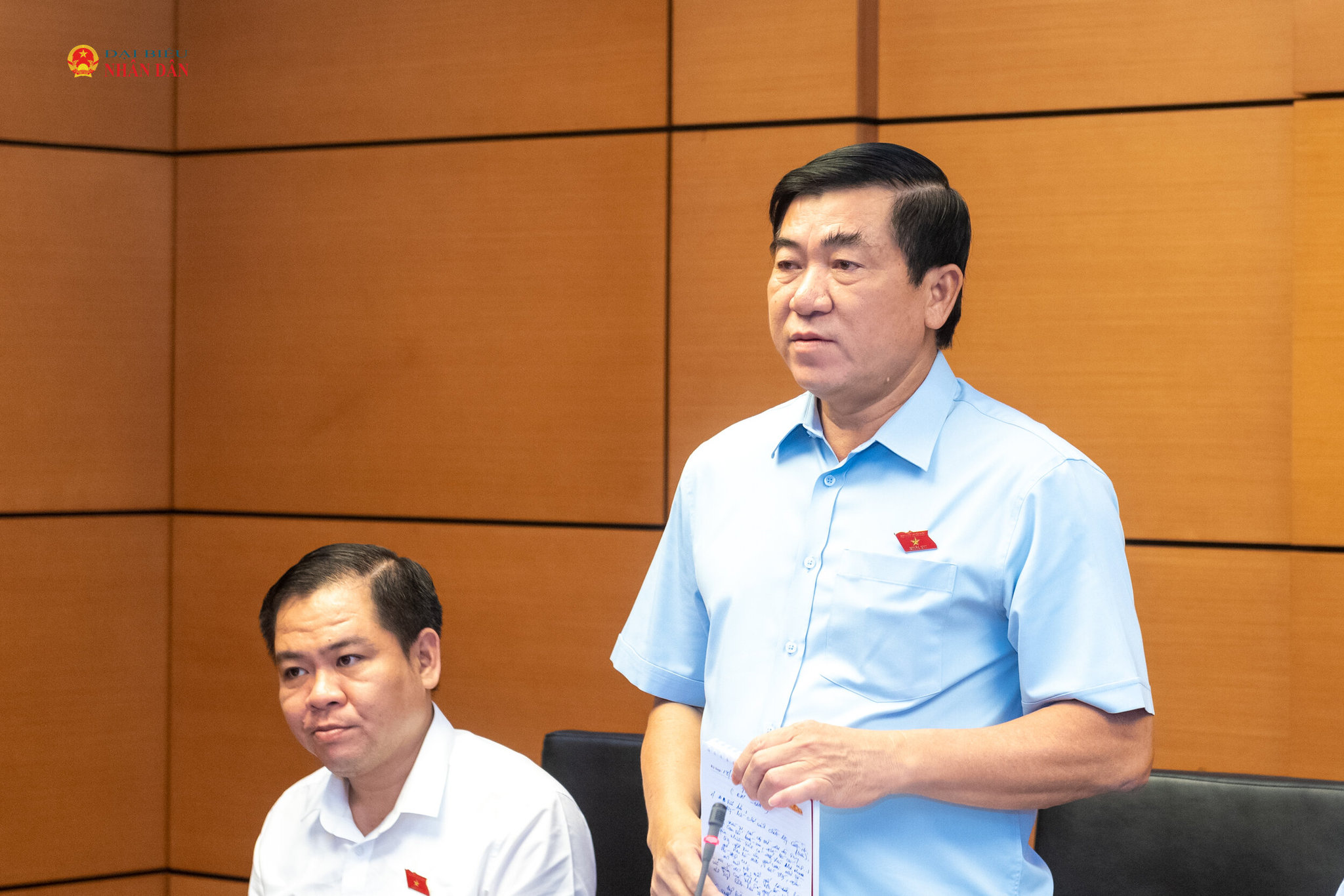 ĐBQH Nguyễn Văn Hận (An Giang) phát biểu. Ảnh: Mạnh Hưng
