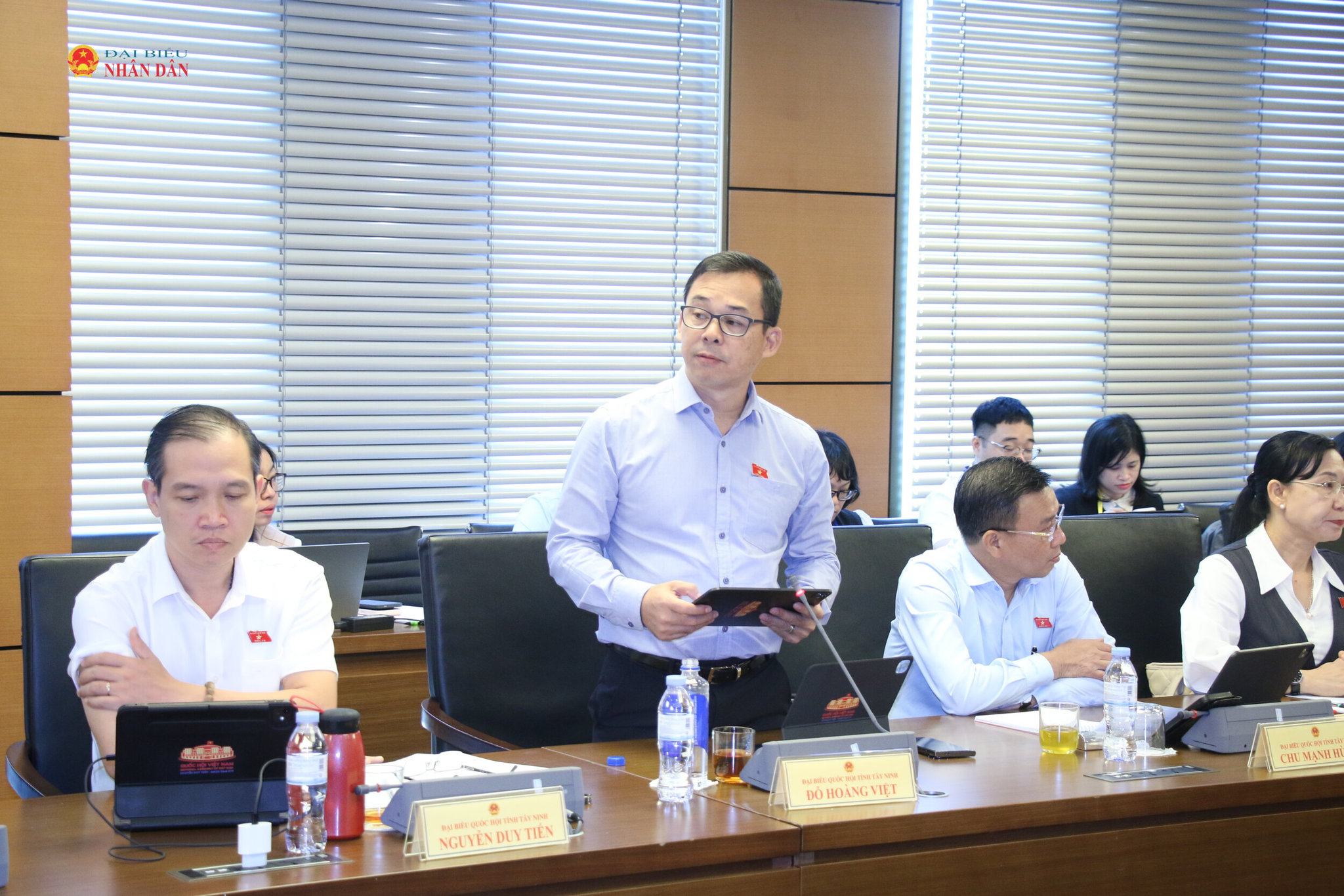 ĐBQH Đỗ Hoàng Việt (Tây Ninh) phát biểu