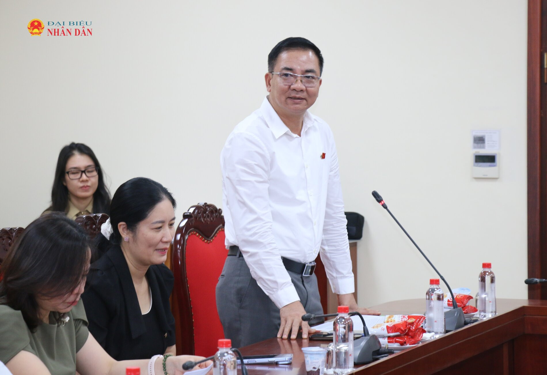 Phó Chủ nhiệm Ủy ban Quốc phòng, An ninh và Đối ngoại, Trung tướng Nguyễn Minh Đức phát biểu tại buổi lễ
