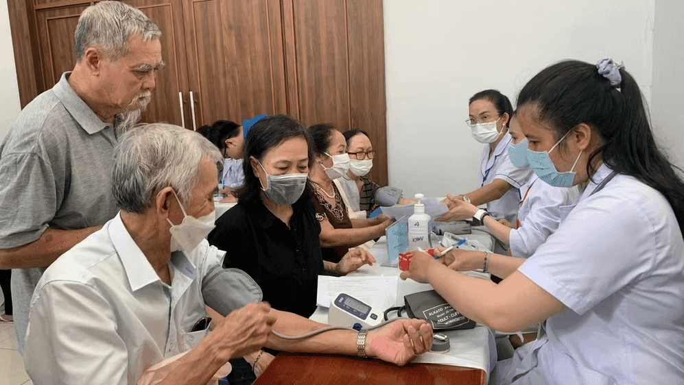 Hoạt động khám sức khỏe miễn phí cho người dân trên địa bàn TP. Hồ Chí Minh