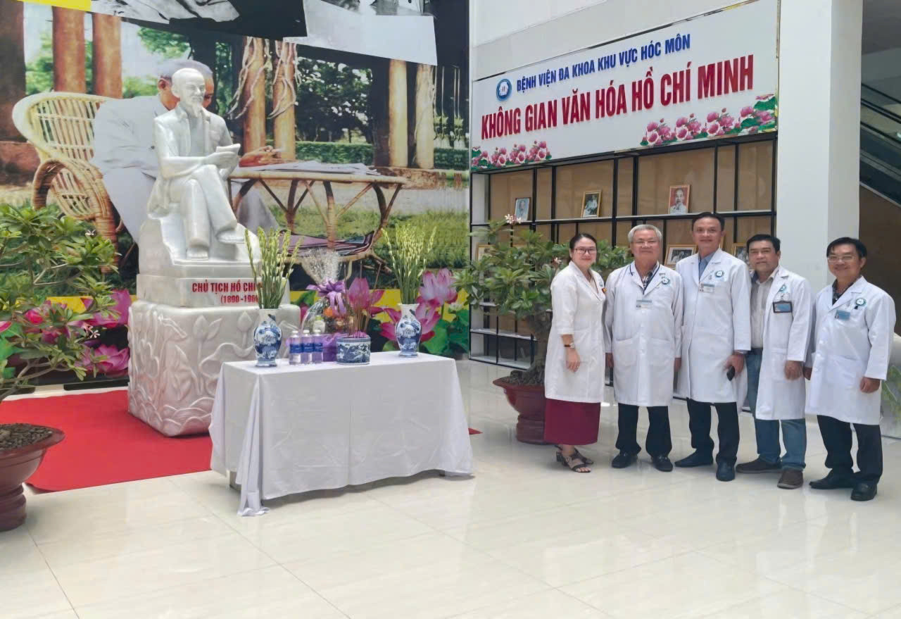 Không gian văn hóa Hồ Chí Minh tại Bệnh viện Đa khoa khu vực Hóc Môn