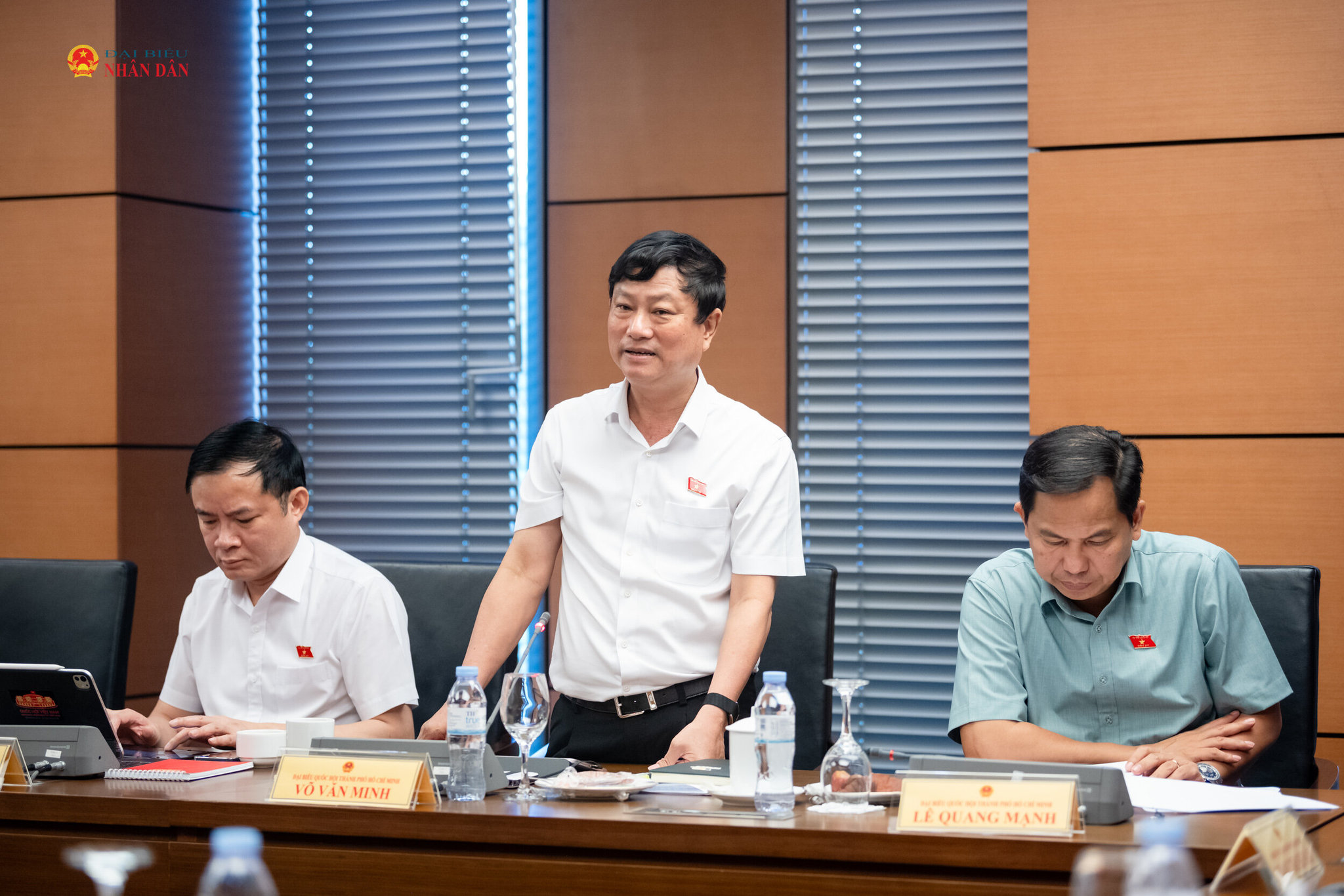 ĐBQH Võ Văn Minh (TP. Hồ Chí Minh) phát biểu. Ảnh: Phạm Thắng