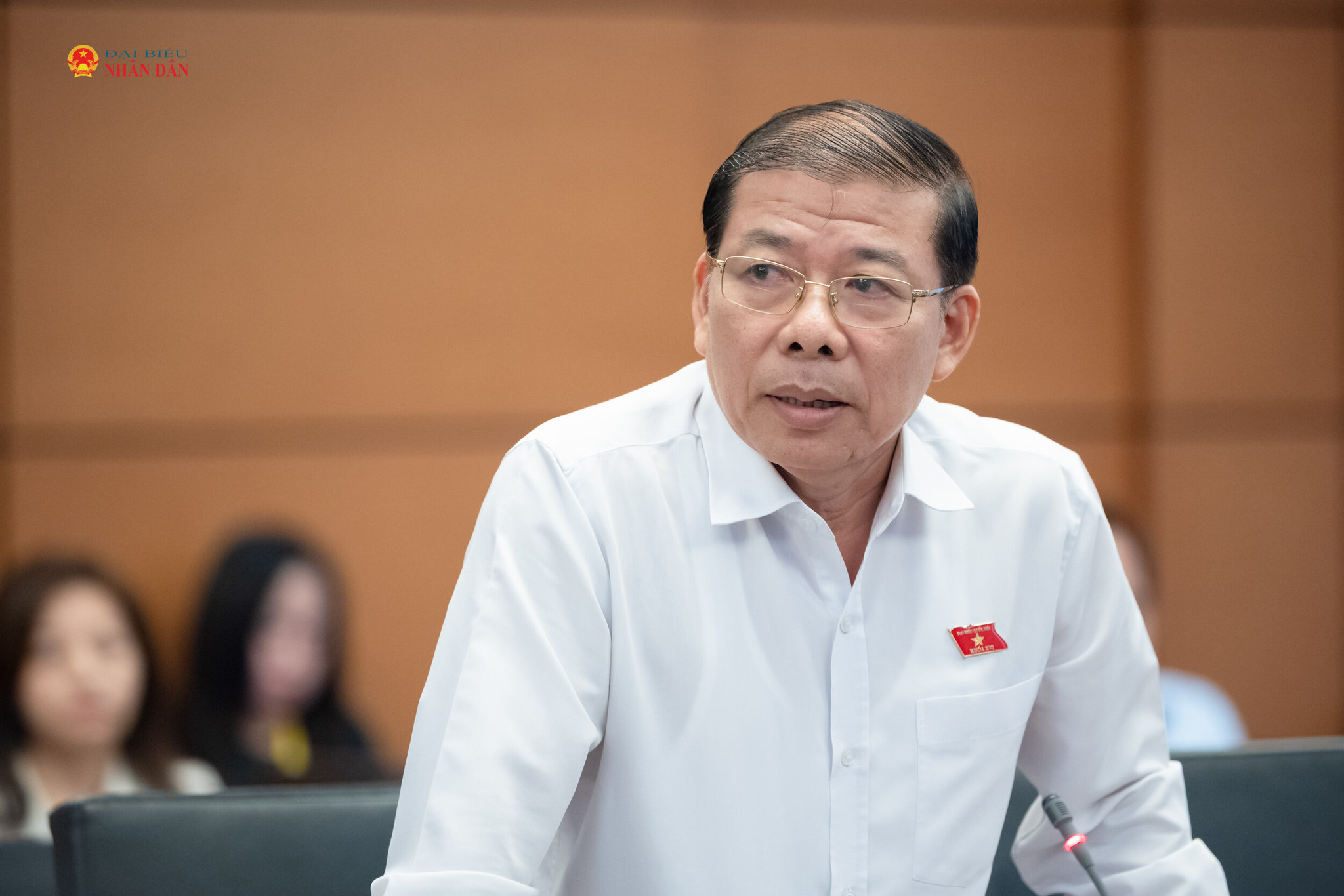 ĐBQH Nguyễn Thanh Sang (TP. Hồ Chí Minh) phát biểu thảo luận tại tổ. Ảnh: Phạm Thắng