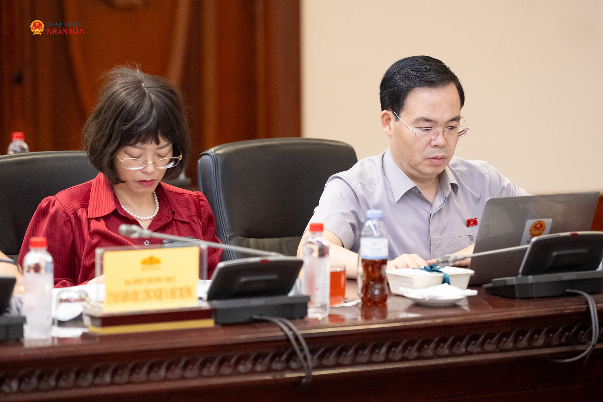 Đại biểu tham dự phiên họp. Ảnh: Phạm Thắng