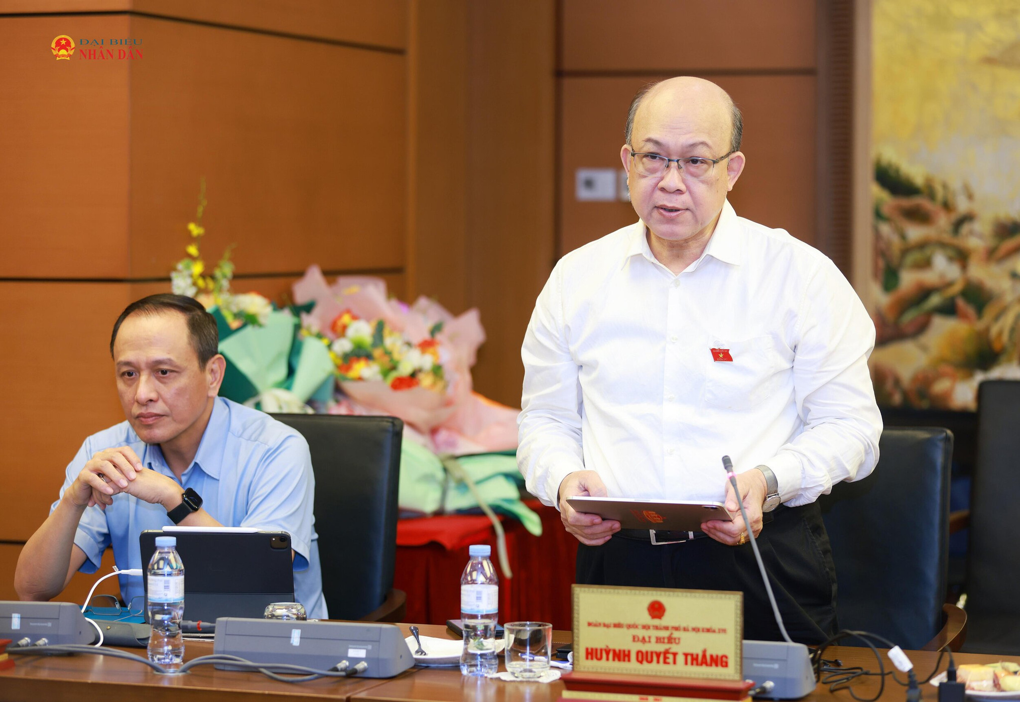 ĐBQH Huỳnh Quyết Thắng phát biểu thảo luận