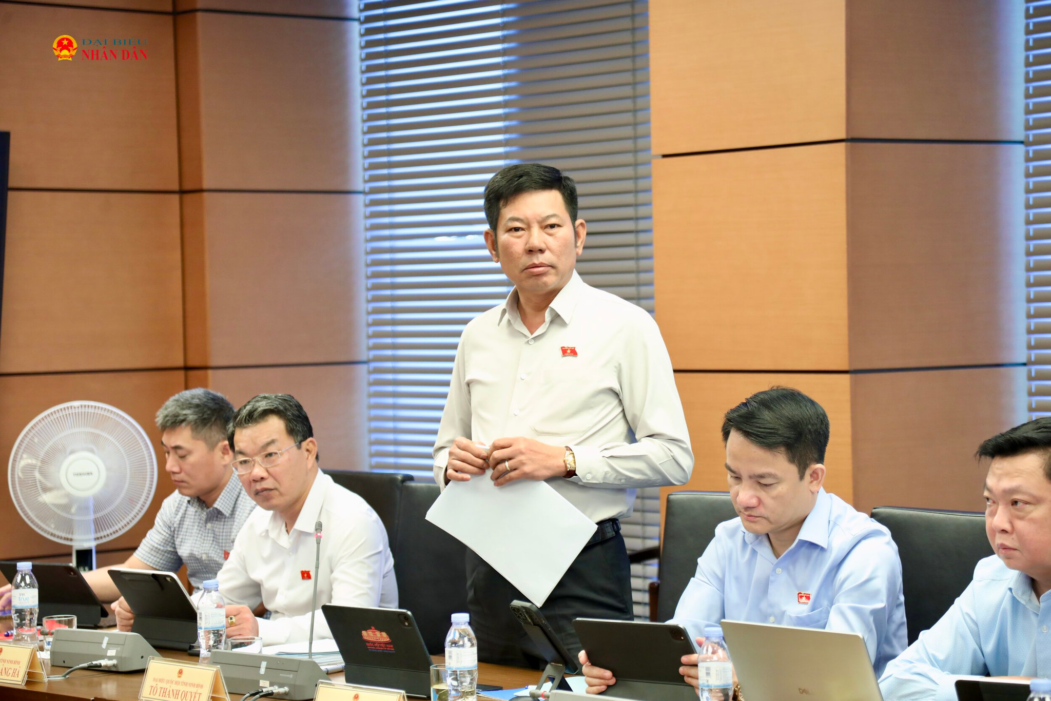 ĐBQH Tô Thành Quyết (Ninh Bình) phát biểu