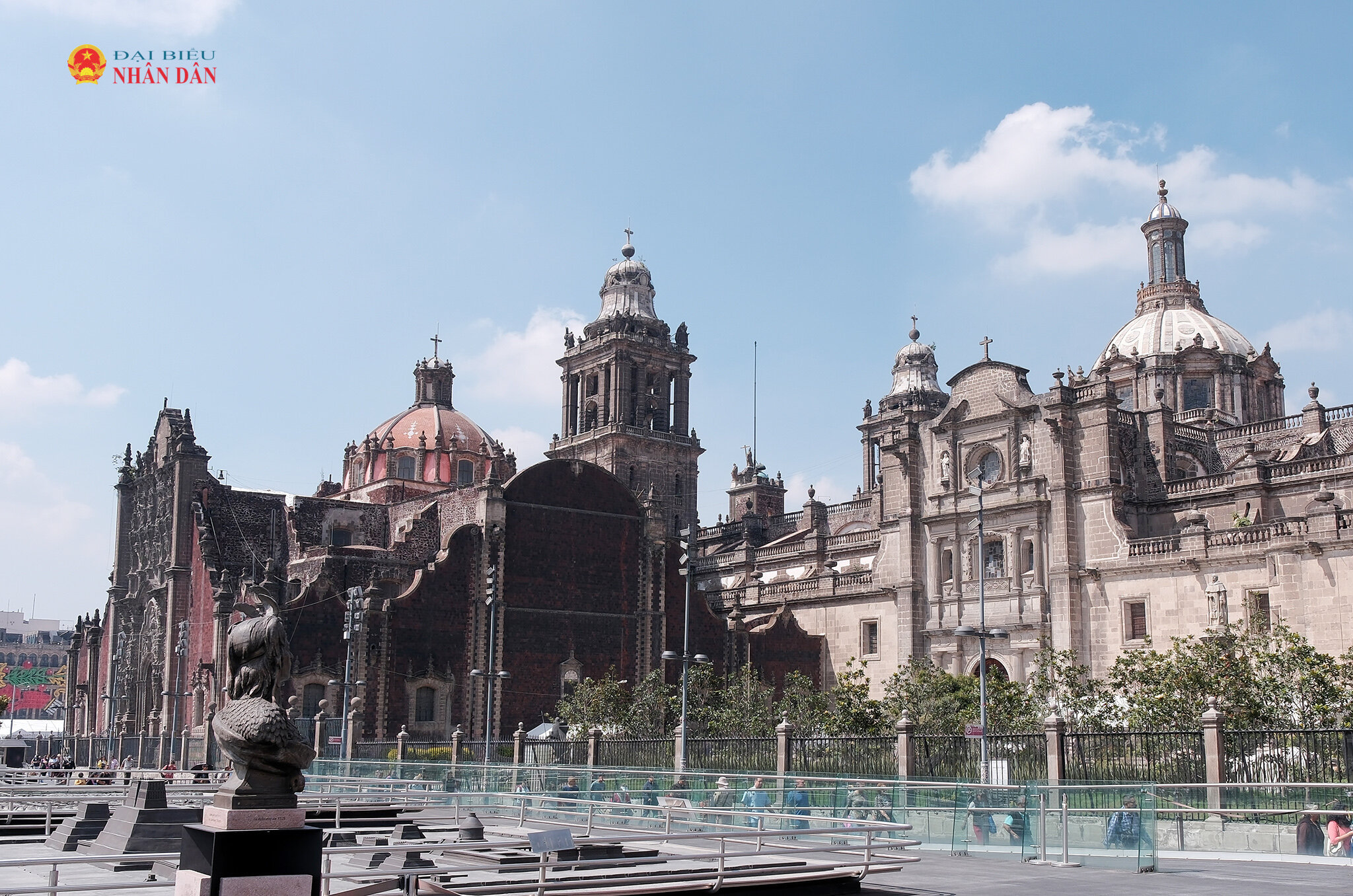 Một góc khu phố cổ tại trung tâm Thủ đô Mexico