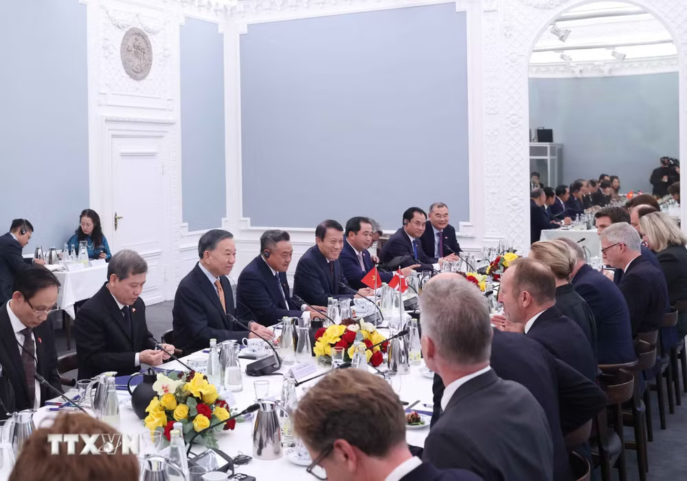 Tổng Bí thư, Chủ tịch nước Tô Lâm hội đàm với Thủ tướng Đan Mạch Mette Frederiksen