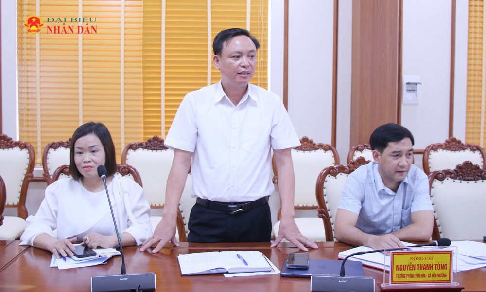 Đại diện Trường Trung học cơ sở Lương Tài nêu một số khó khăn sau sáp nhập