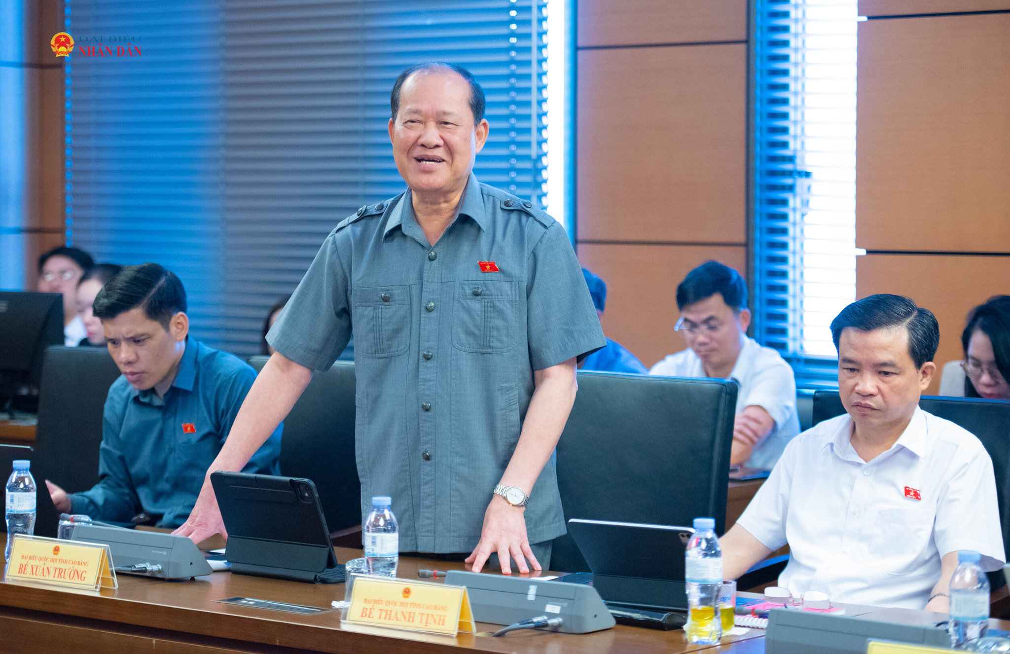 ĐBQH Bế Xuân Trường (Cao Bằng).Ảnh Xuân Quý