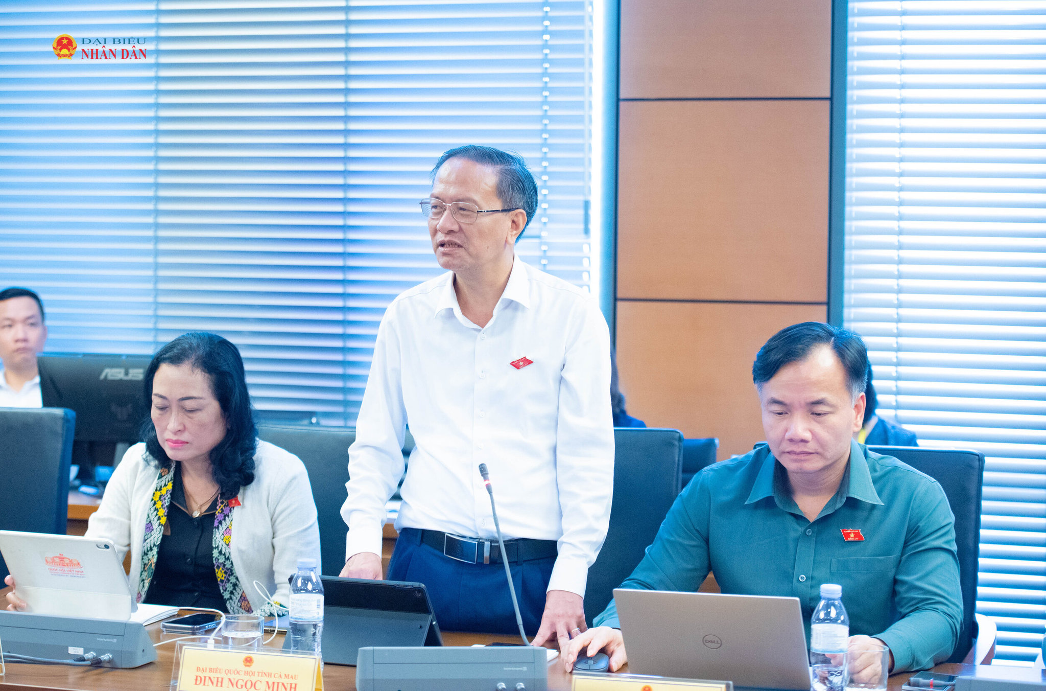 ĐBQH Đinh Ngọc Minh (Cà Mau).Ảnh Xuân Quý