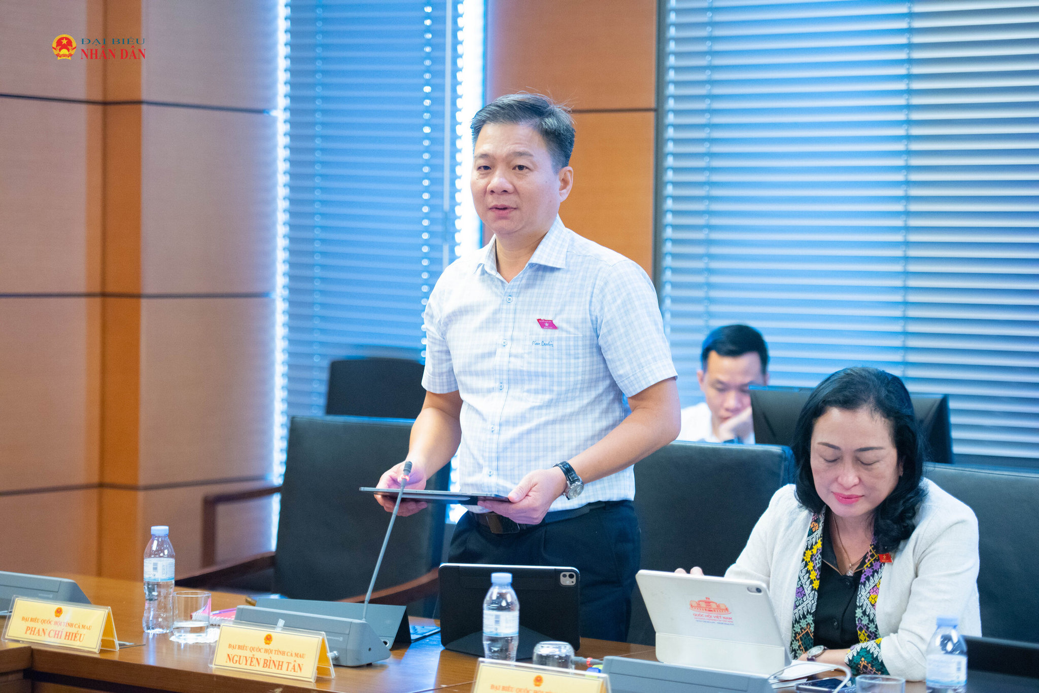 ĐBQH Nguyễn Bình Tân (Cà Mau). Ảnh Xuân Quý