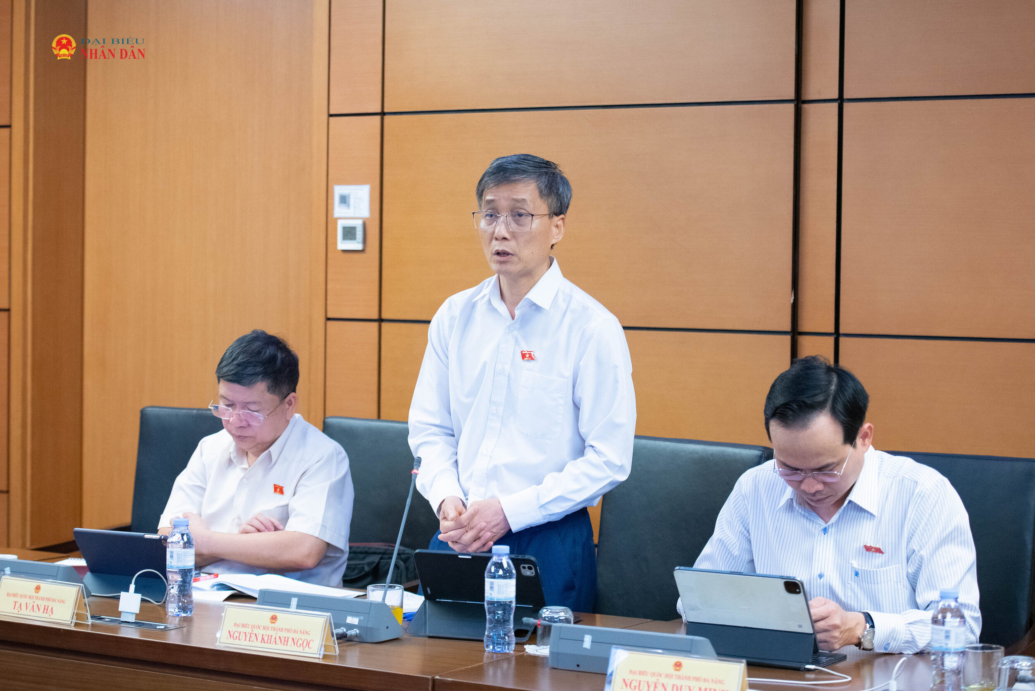 ĐBQH Nguyễn Khánh Ngọc (TP.Đà Nẵng).Ảnh Xuân Quý