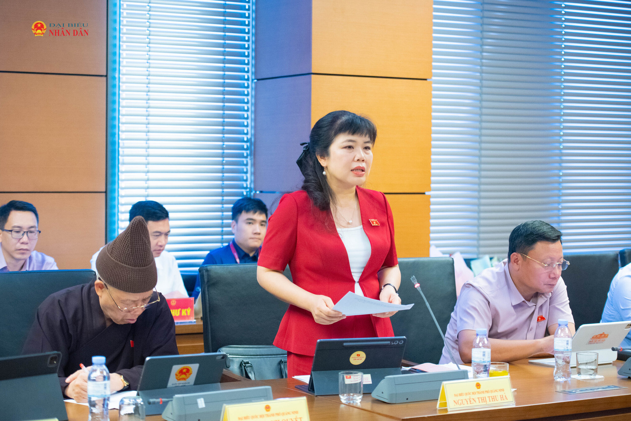 ĐBQH Nguyễn Thị Thu Hà (TP.Quảng Ninh). Ảnh Xuân Quý (2)