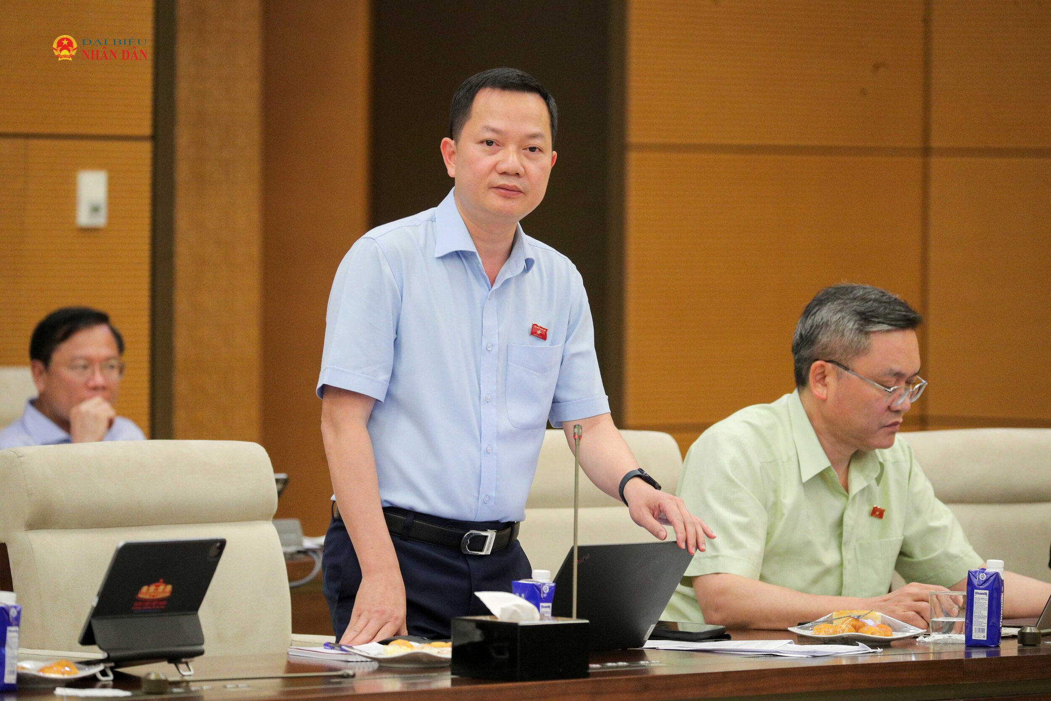 ĐBQH Trịnh Xuân An (Đồng Nai) phát biểu. Ảnh Hồ Long