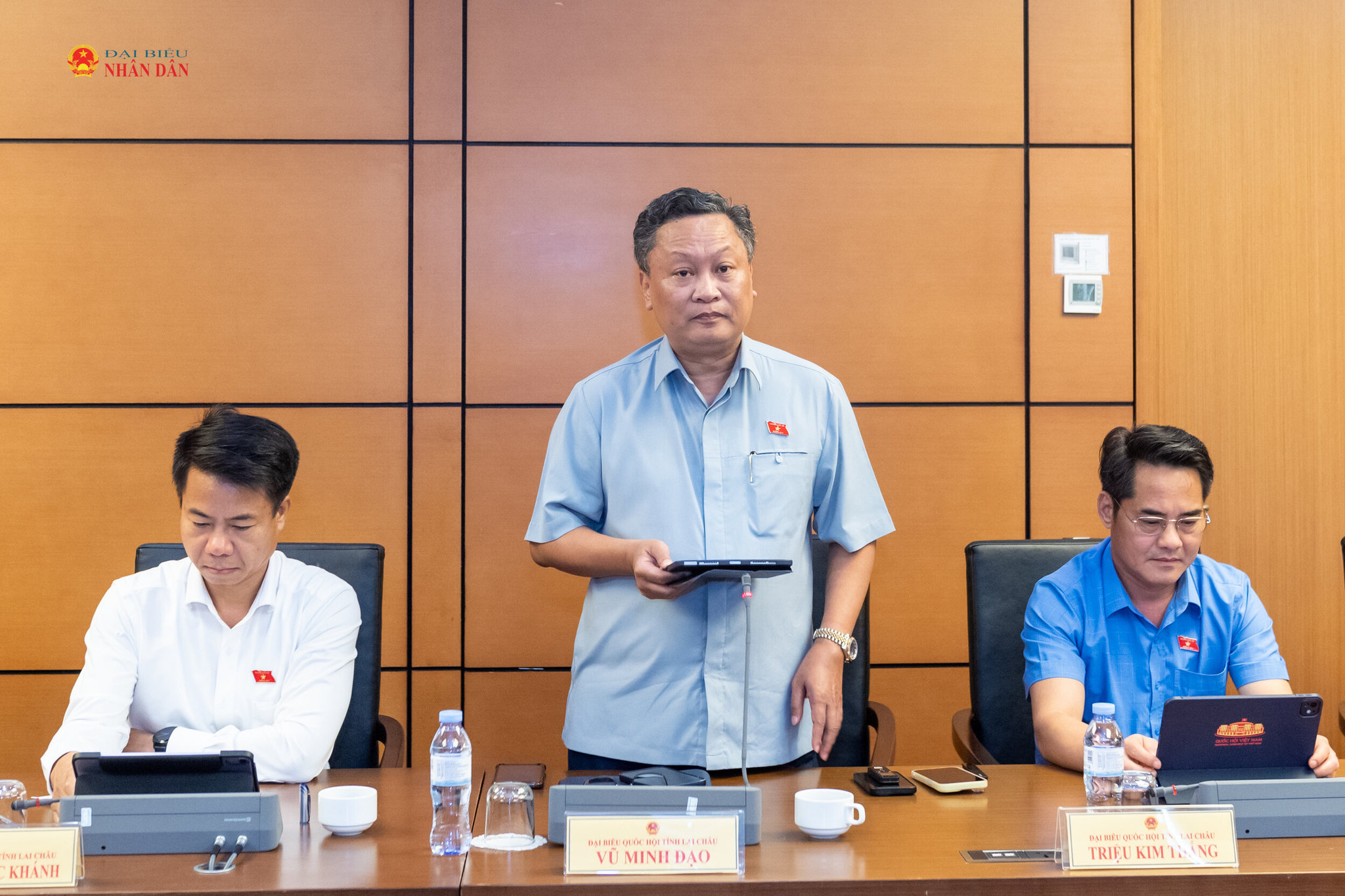 ĐBQH Vũ Minh Đạo (Lai Châu) phát biểu