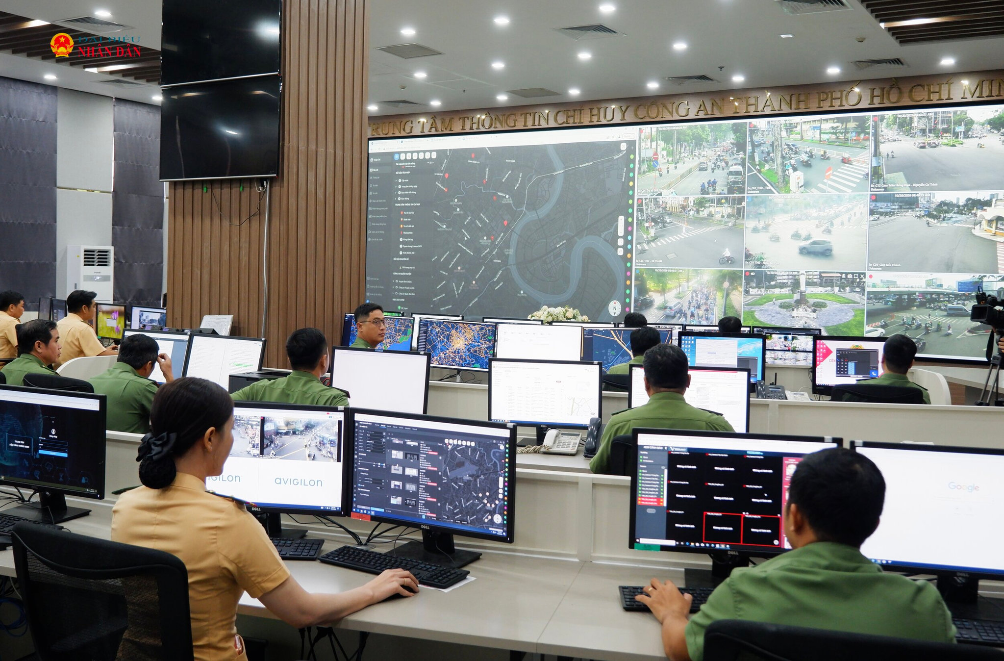 Phòng thông tin chỉ huy Công an TP. Hồ Chí Minh ứng dụng công nghệ số