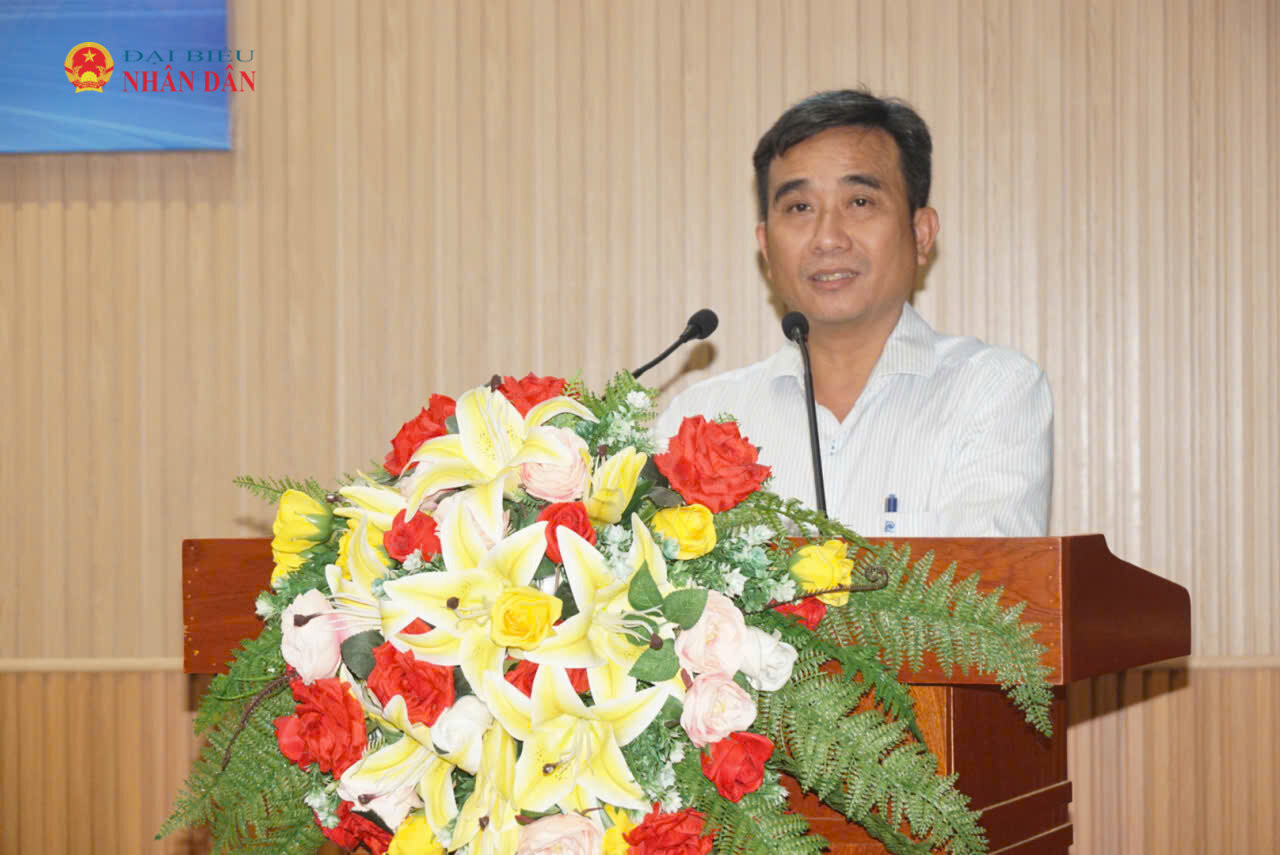 Phó Giám đốc Sở Nông nghiệp- Môi trường Phạm Văn Mười thông tin về Festival tôm 2026