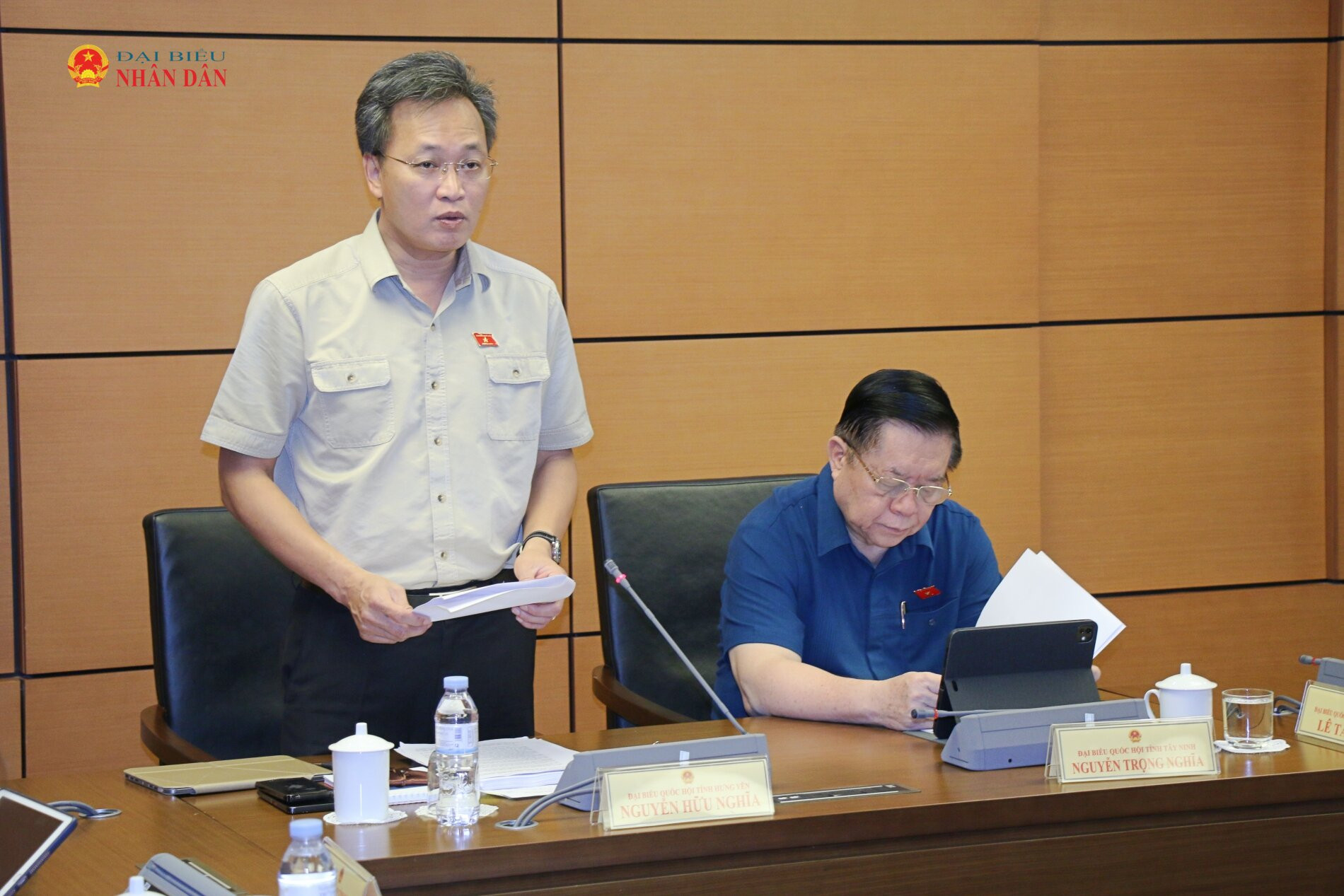ĐBQH Nguyễn Hữu Nghĩa (Hưng Yên) phát biểu