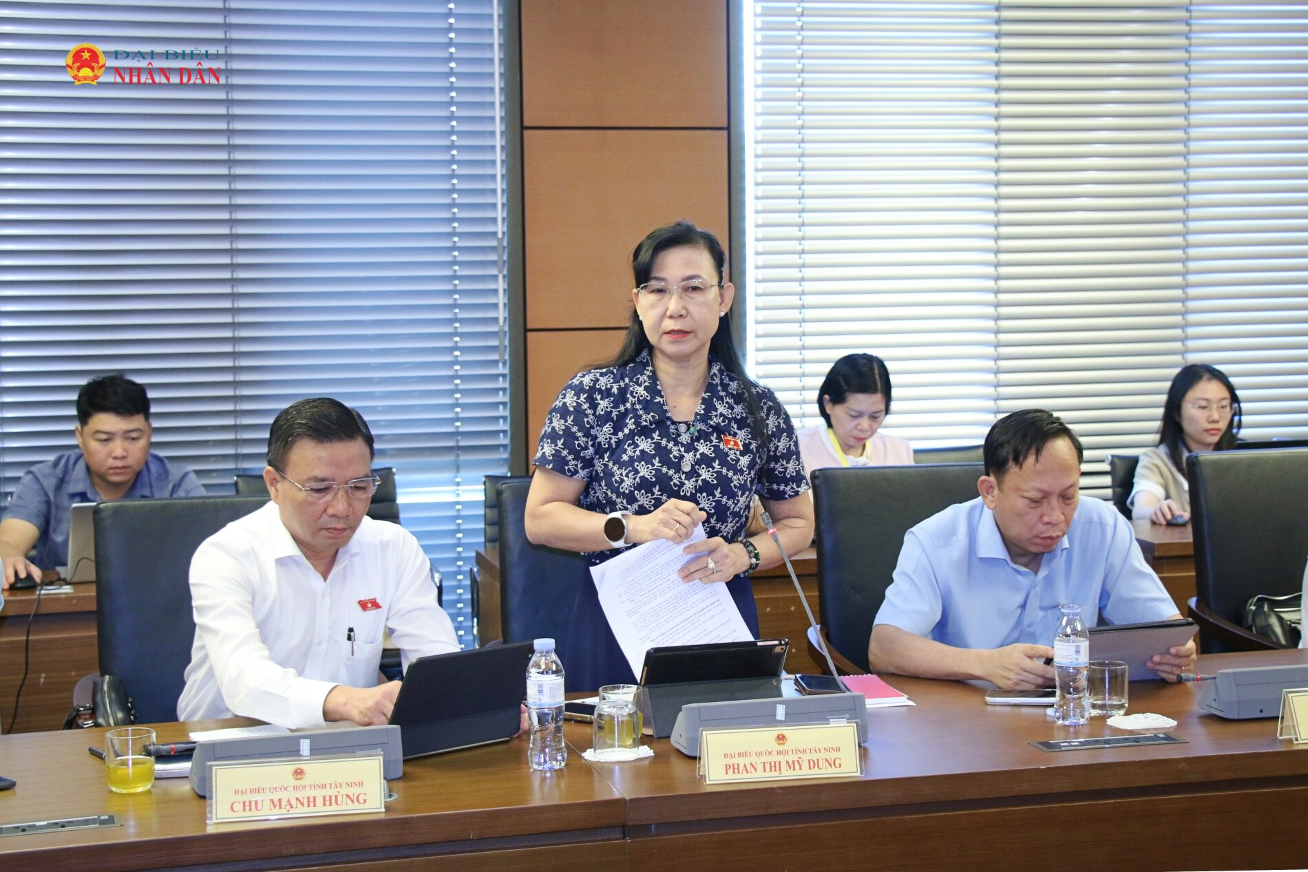 ĐBQH Phan Thị Mỹ Dung (Tây Ninh) phát biểu