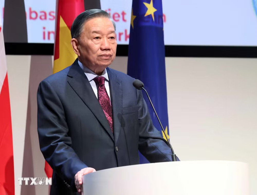 Tổng Bí thư, Chủ tịch nước Tô Lâm phát biểu tại Diễn đàn Doanh nghiệp Việt Nam - Đan Mạch