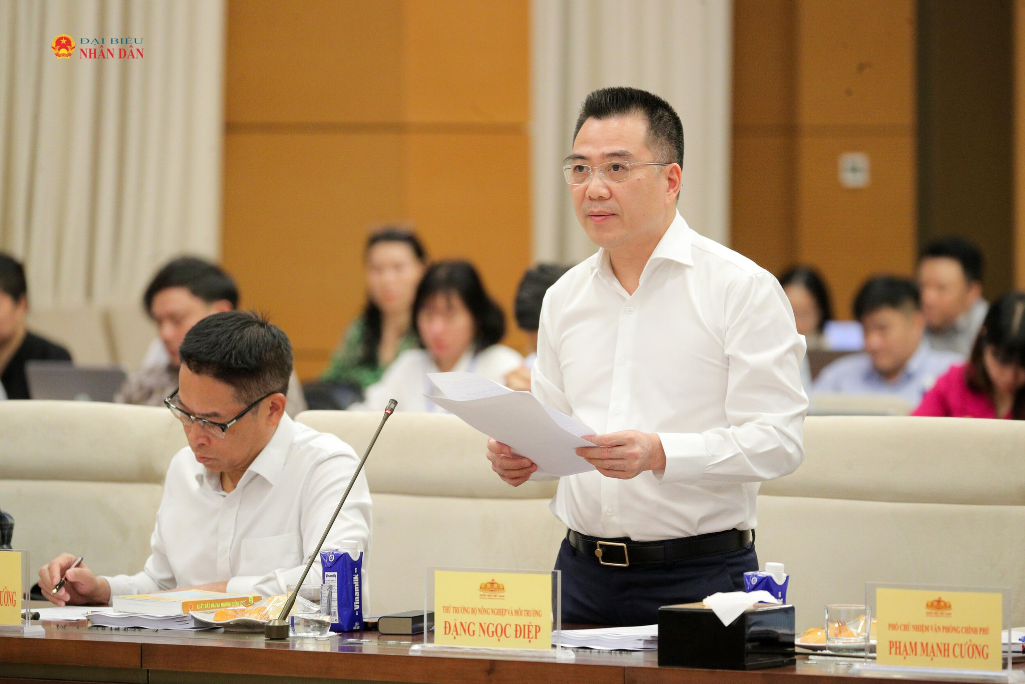 Thứ trưởng Bộ Nông nghiệp và Môi trường Đặng Ngọc Điệp. Ảnh Hồ Long