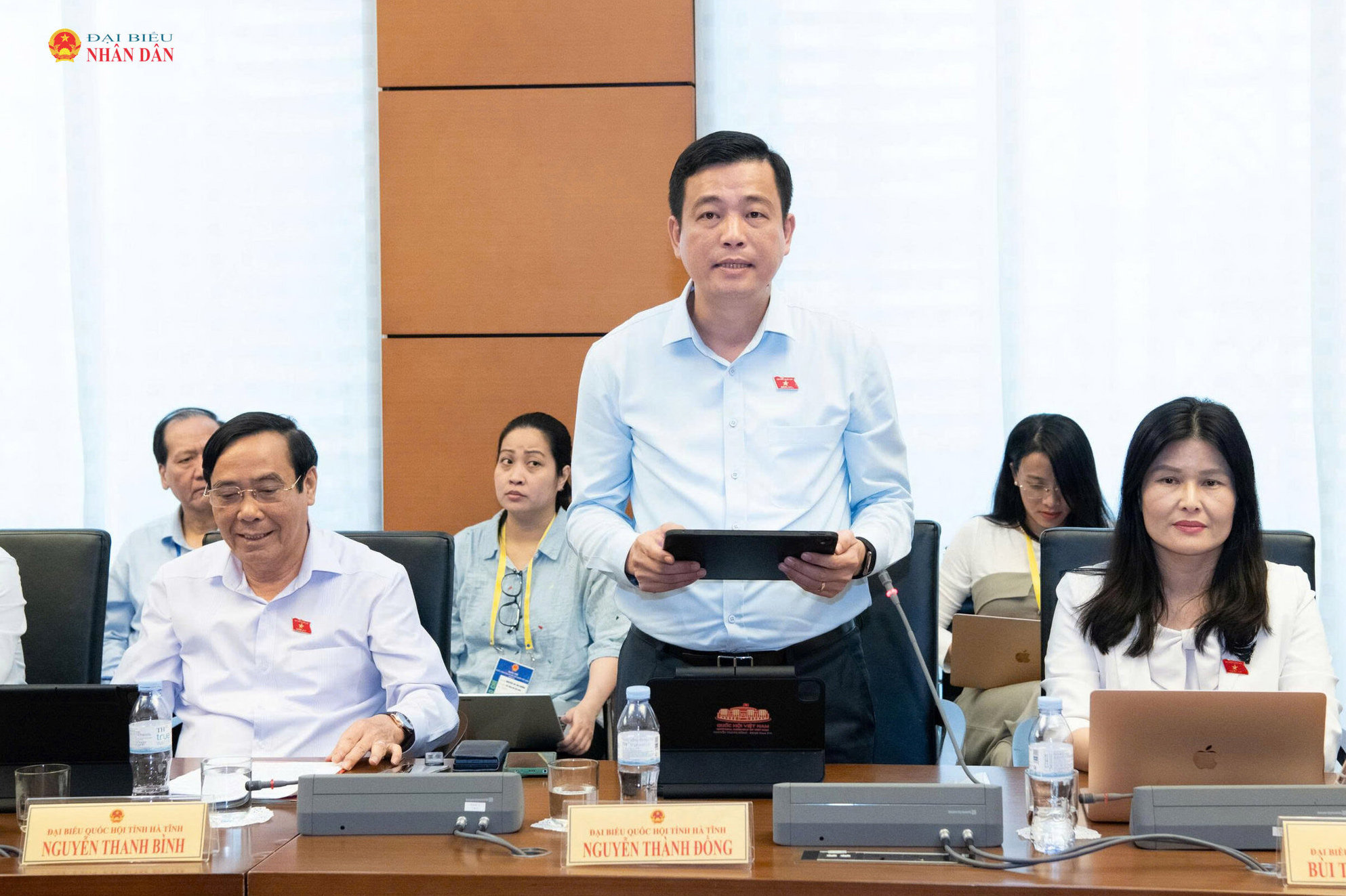 ĐBQH Nguyễn Thành Đồng (Hà Tĩnh) phát biểu
