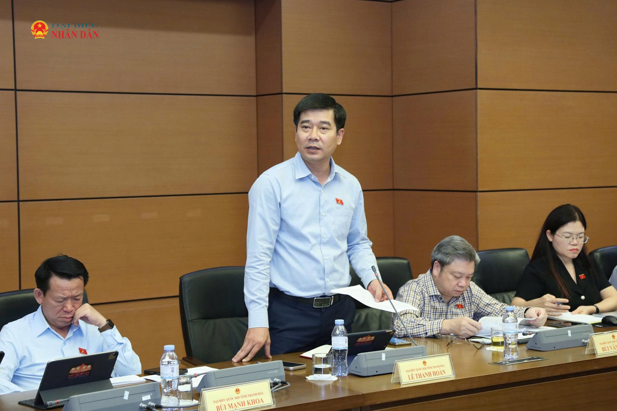 ĐBQH Lê Thanh Hoàn (Thanh Hóa) phát biểu