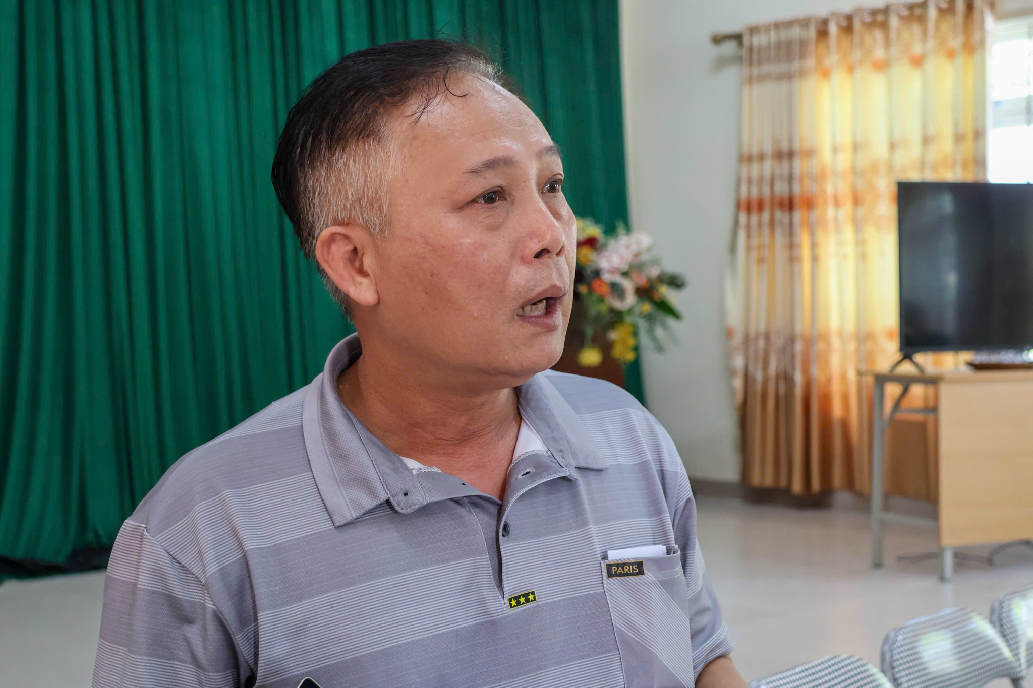 Ông Nguyễn Văn Hường, người dân vạn chài thôn Trung Quan, xã Bát Tràng.