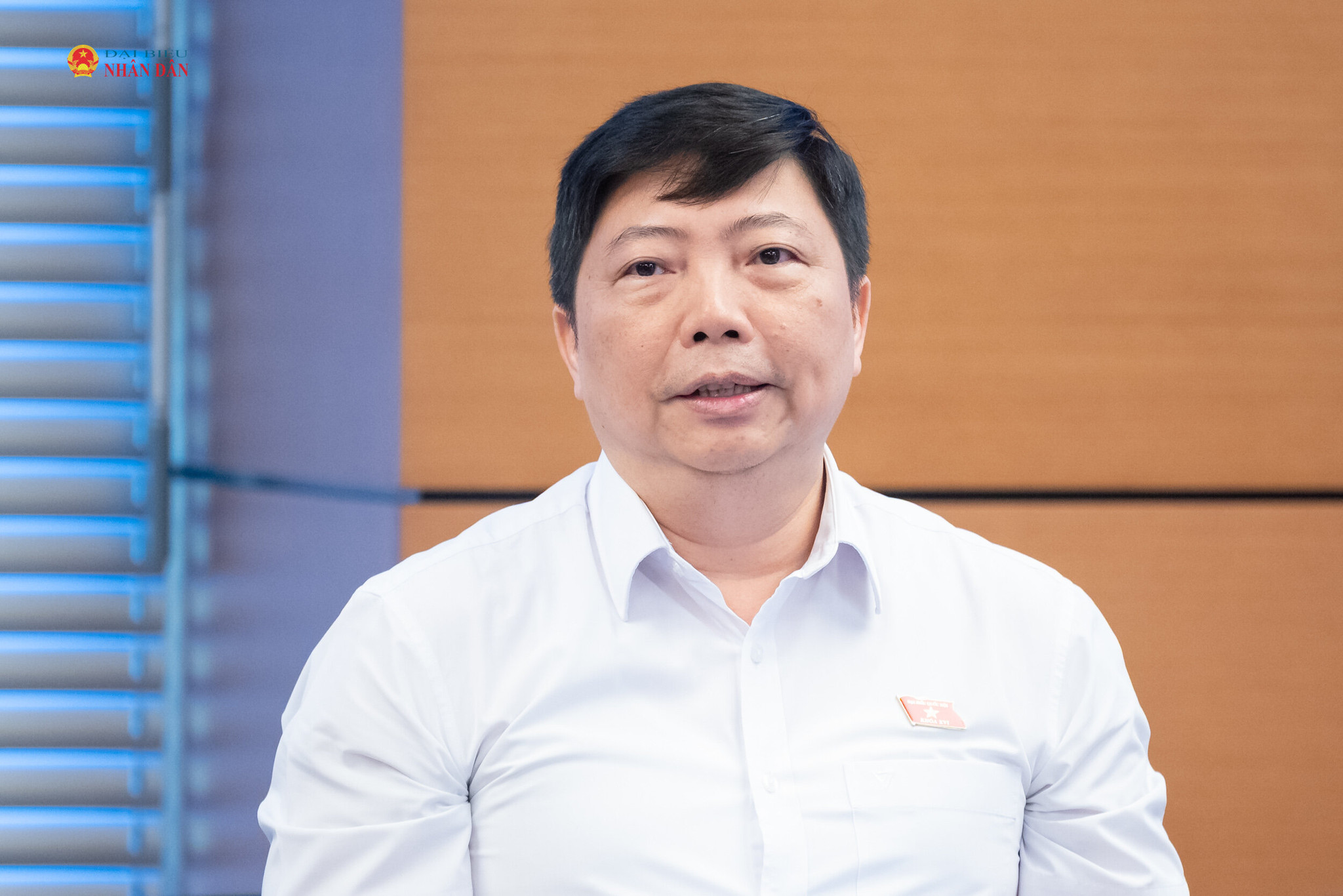 ĐBQH Nguyễn Vũ Trung (TP. Hồ Chí Minh) phát biểu. Ảnh: Phạm Thắng
