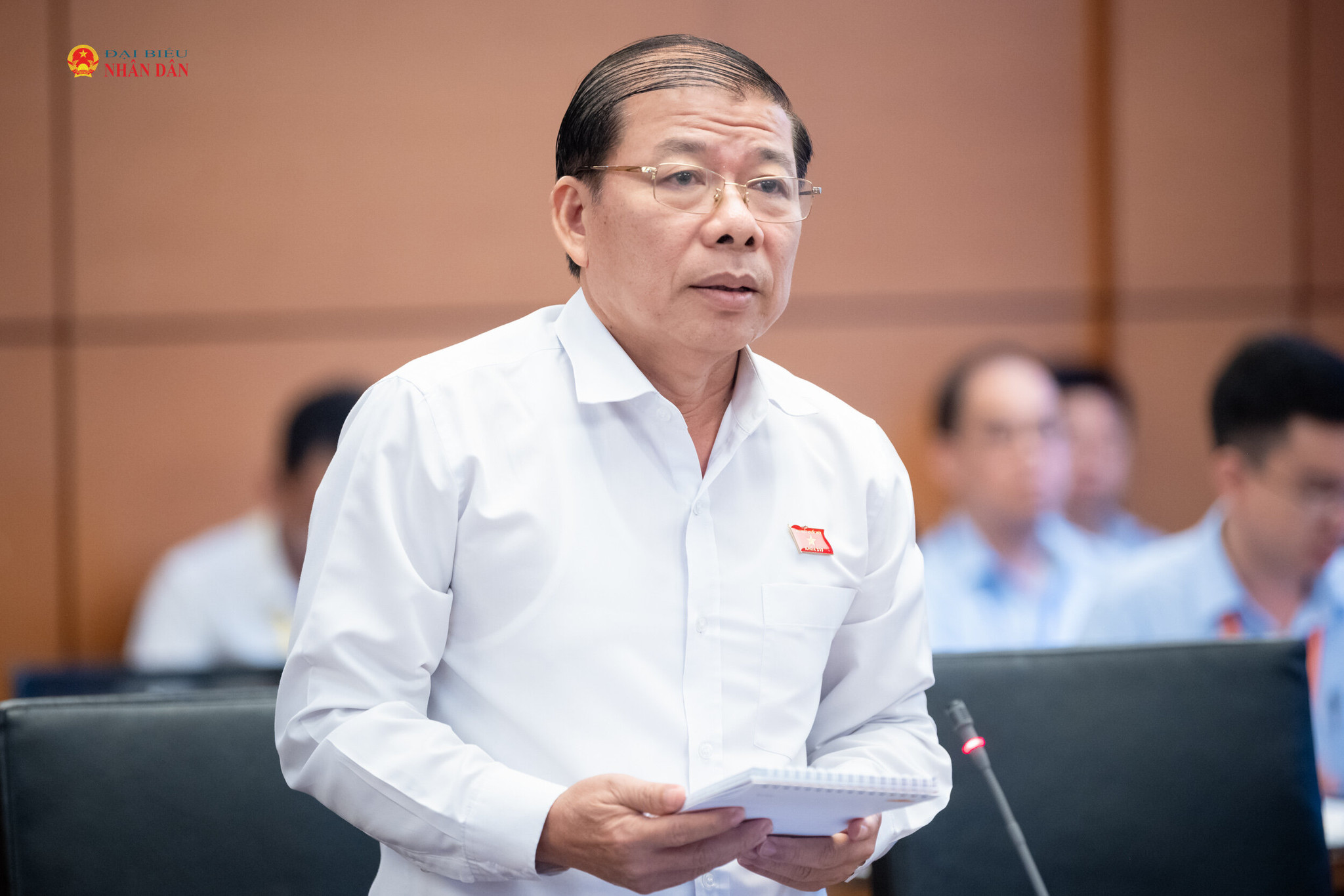 ĐBQH Nguyễn Thanh Sang (TP. Hồ Chí Minh) phát biểu. Ảnh: Phạm Thắng