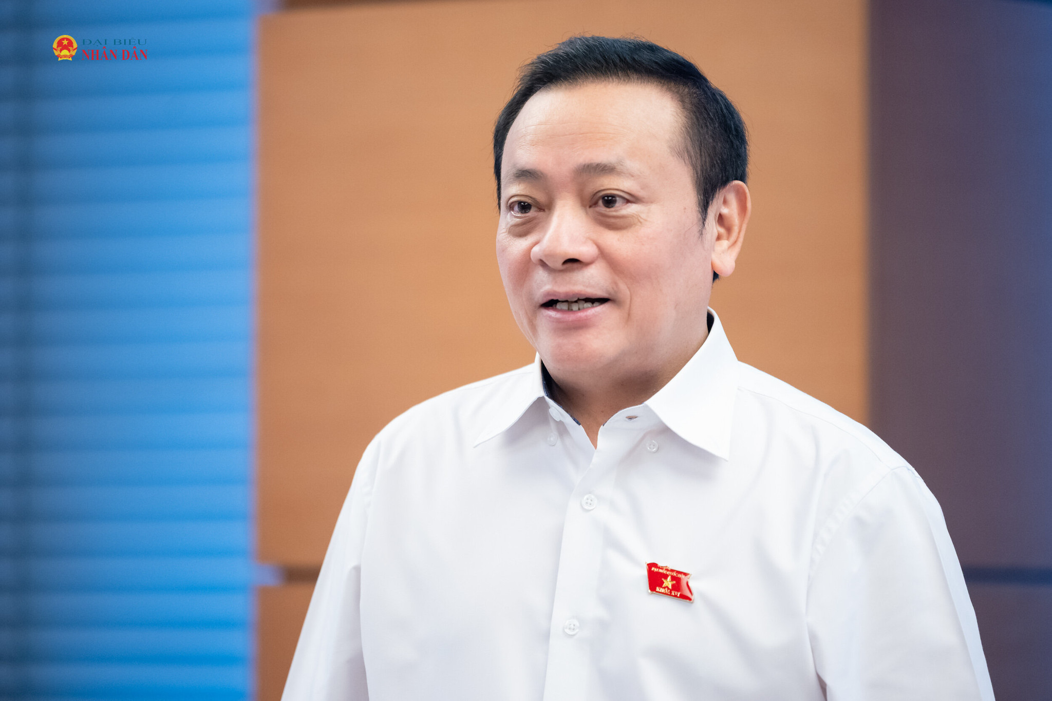 ĐBQH Lê Văn Khảm (TP. Hồ Chí Minh) phát biểu. Ảnh: Phạm Thắng