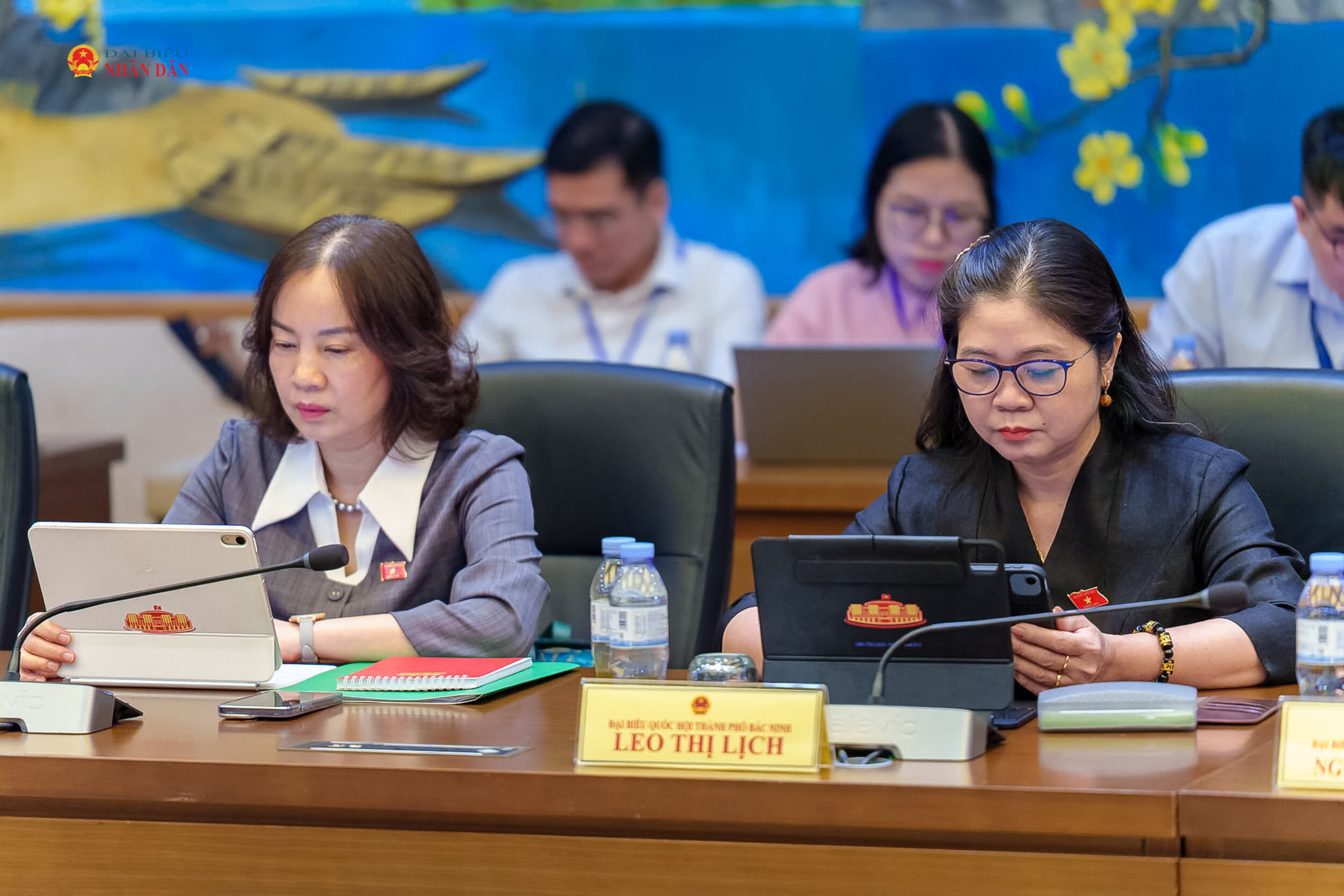 Đại biểu tham dự phiên thảo luận tổ. Ảnh: Tiến Cường