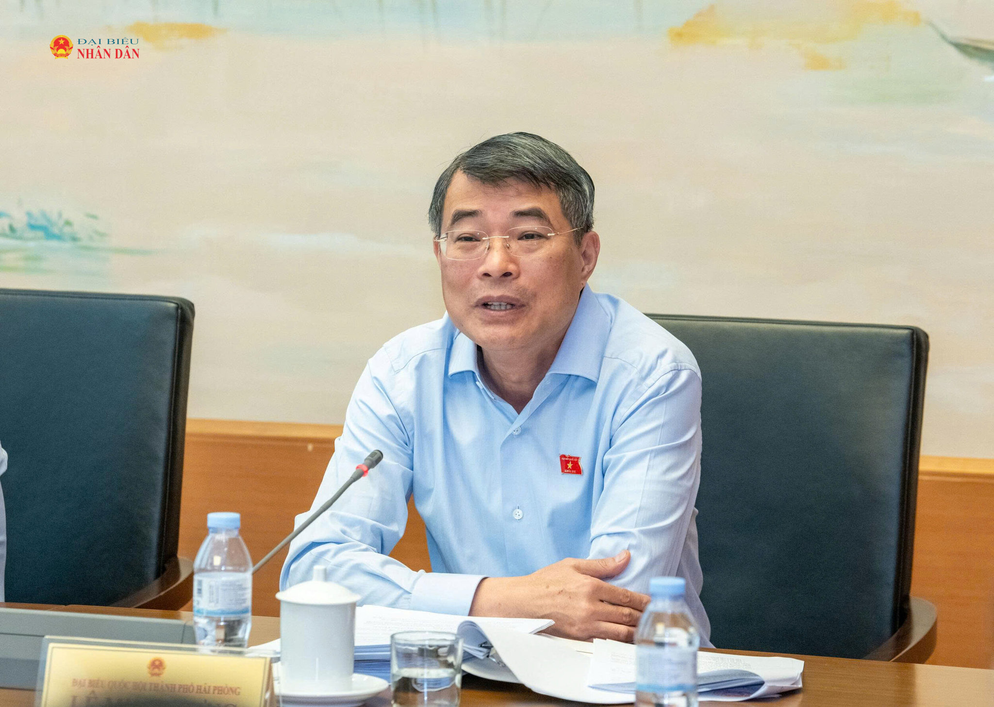 Thủ tướng Lê Minh Hưng phát biểu tại phiên thảo luận tổ sáng 21/10
