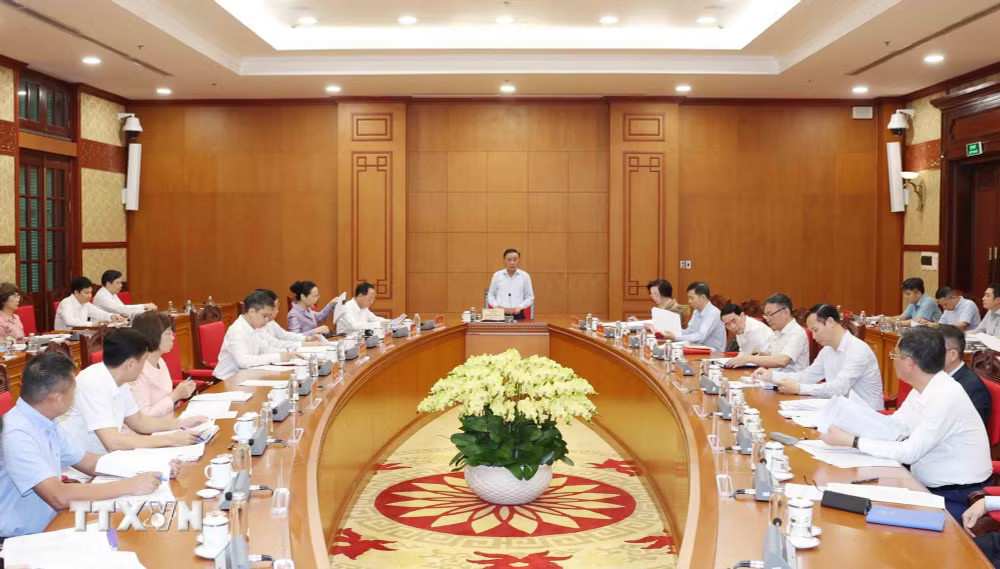 Phiên họp lần thứ nhất Ban Chỉ đạo Trung ương kỷ niệm các ngày lễ lớn và sự kiện lịch sử quan trọng của đất nước giai đoạn 2026-2030. (Ảnh: Phương Hoa/TTXVN) Phiên họp lần thứ nhất Ban Chỉ đạo Trung ương kỷ niệm các ngày lễ lớn và sự kiện lịch sử quan trọng của đất nước giai đoạn 2026-2030