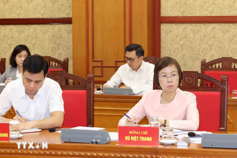 Thành viên Ban Chỉ đạo Trung ương kỷ niệm các ngày lễ lớn và sự kiện lịch sử quan trọng của đất nước giai đoạn 2026-2030 tham dự phiên họp. (Ảnh: Phương Hoa/TTXVN) Thành viên Ban Chỉ đạo Trung ương kỷ niệm các ngày lễ lớn và sự kiện lịch sử quan trọng của đất nước giai đoạn 2026-2030 tham dự phiên họp