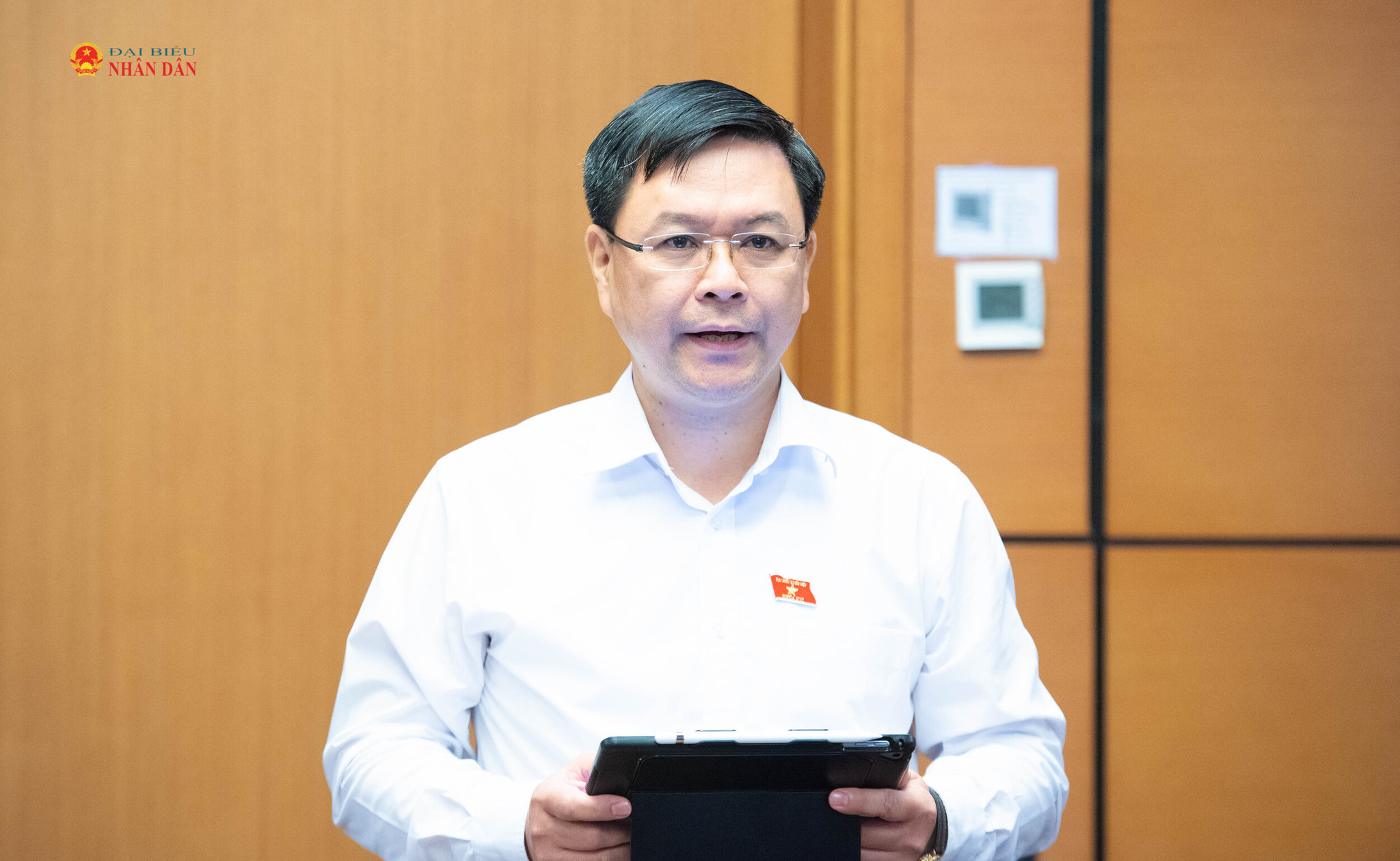 ĐBQH Nguyễn Hải Long (TP.Đà Nẵng). Ảnh Xuân Quý