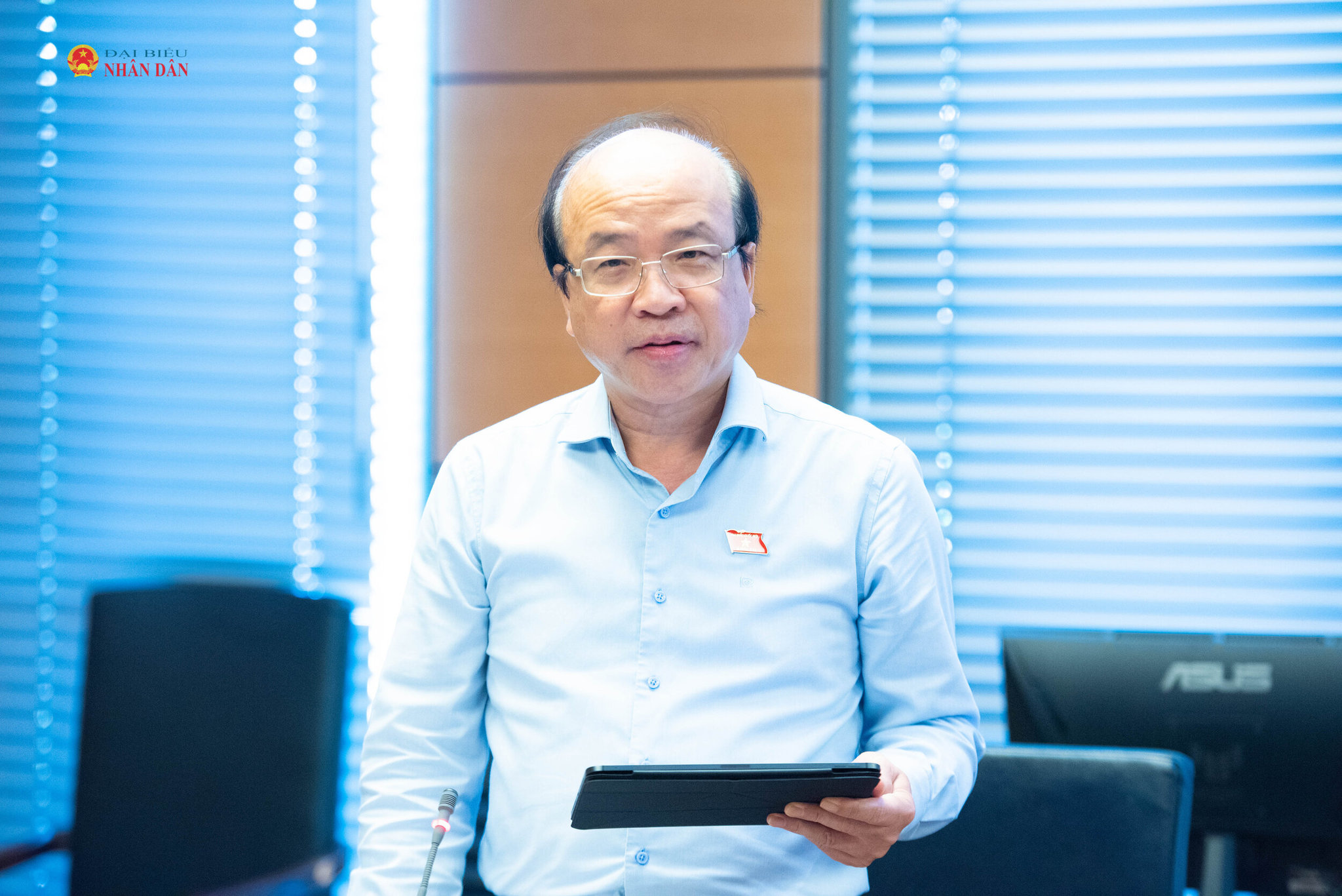 ĐBQH Phan Chí Hiếu (Cà Mau). Ảnh Xuân Quý (2)