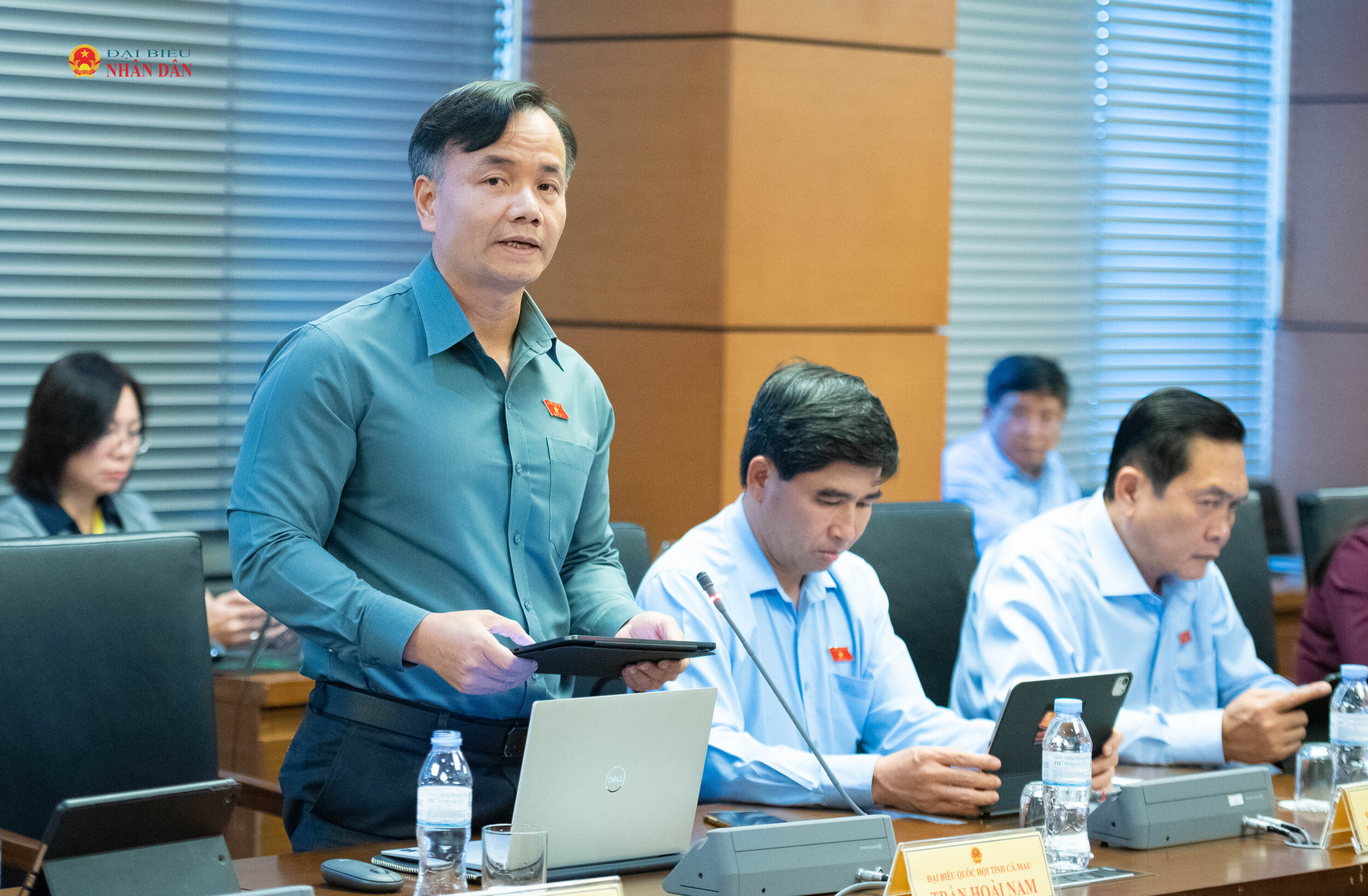 ĐBQH Trần Hoài Nam (Cà Mau).Ảnh Xuân Quý