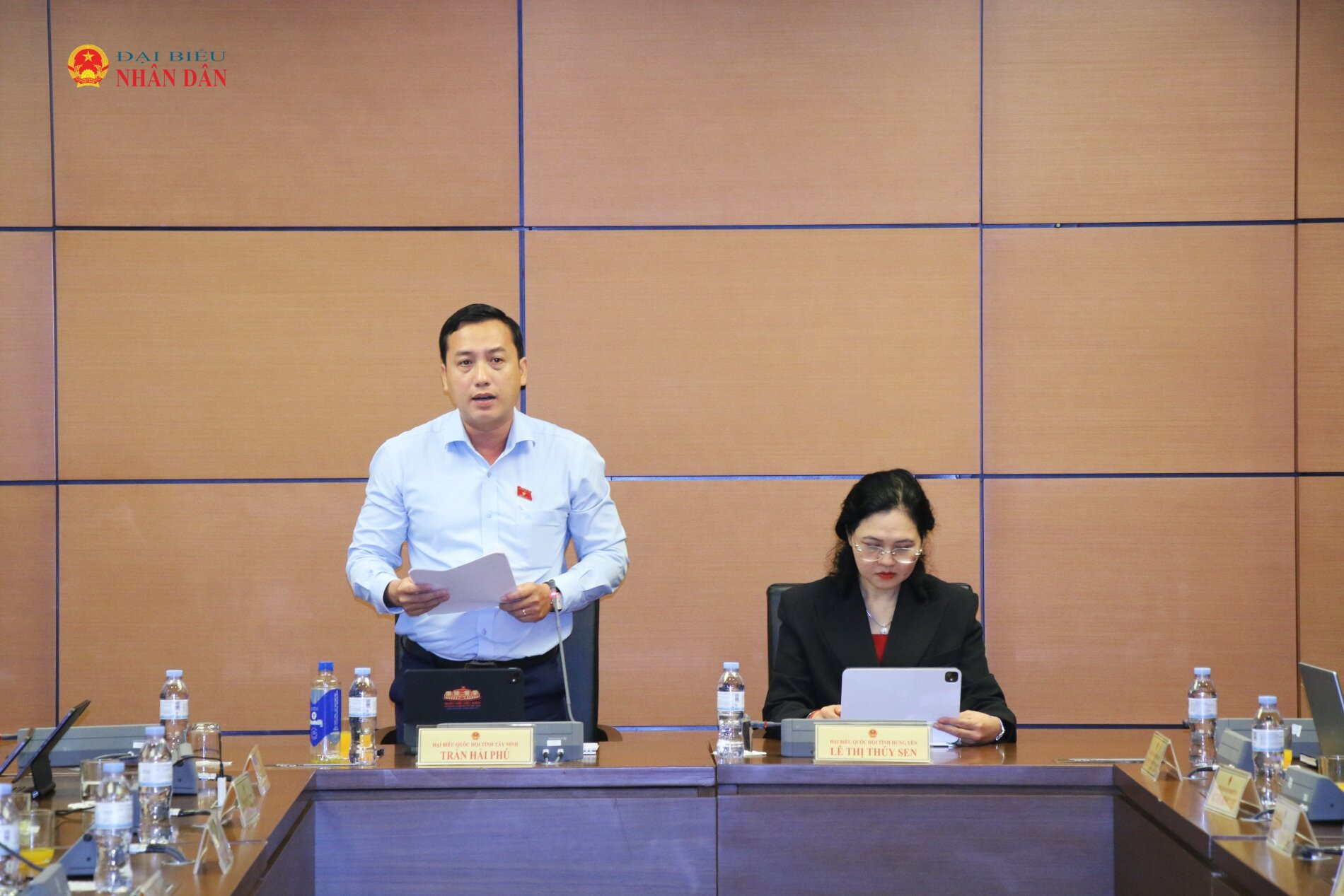 ĐBQH Trần Hải Phú (Tây Ninh) phát biểu. Ảnh: Đắc Trường