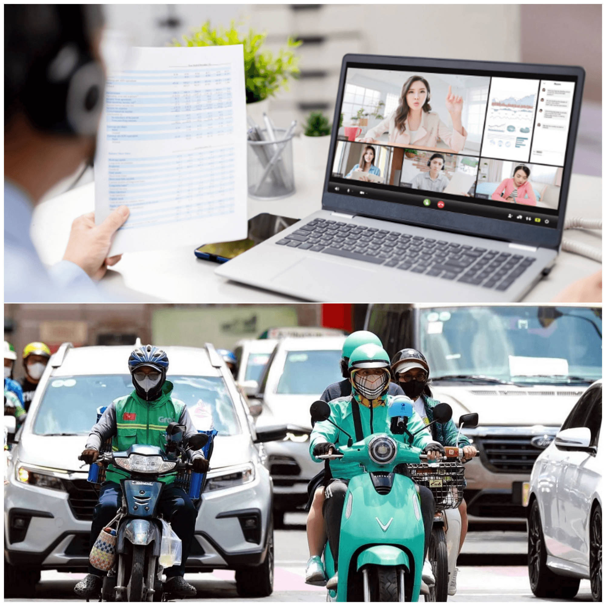 Làm việc trên môi trường số