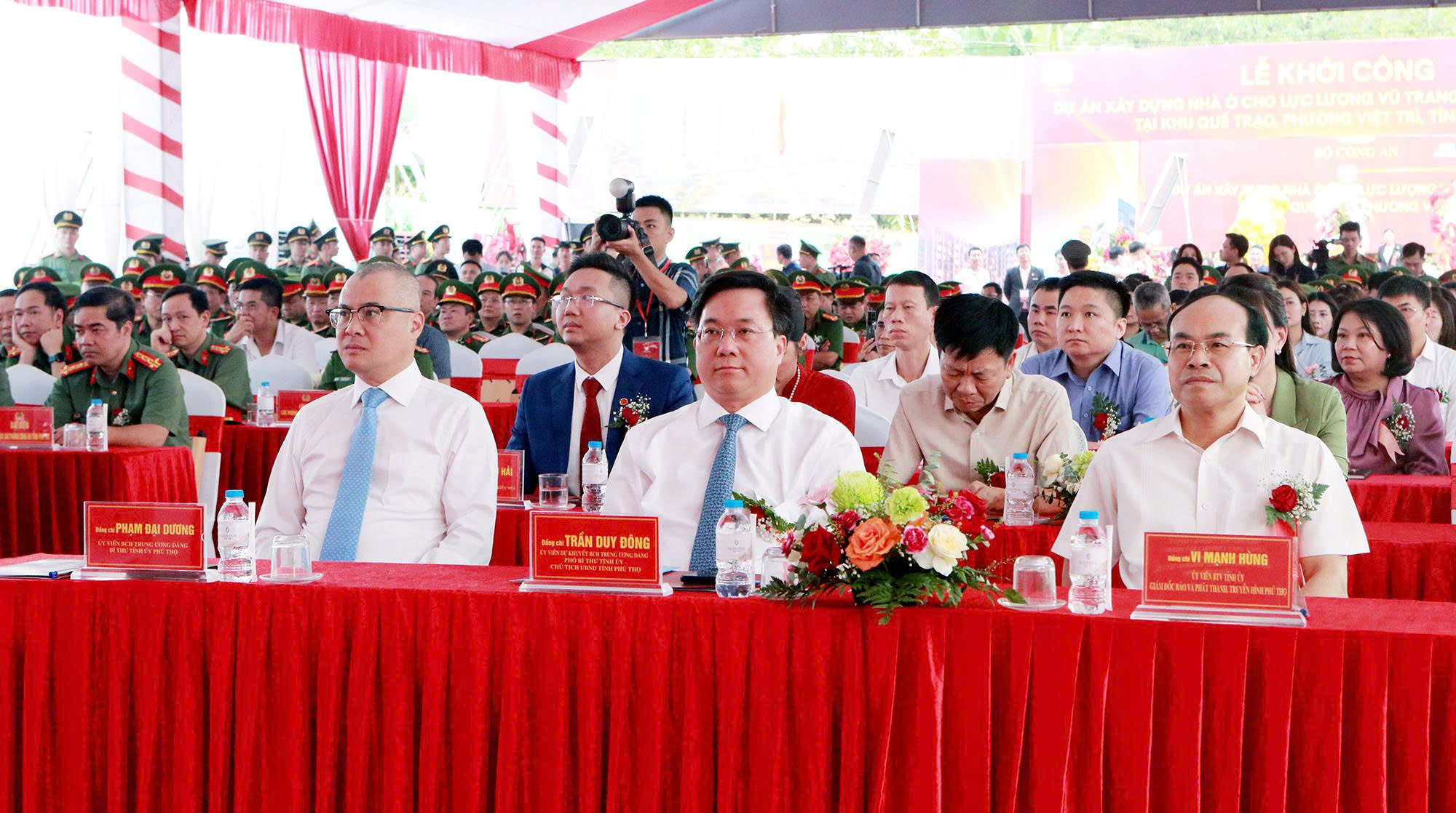 Phú Thọ: Khởi công Dự án nhà ở cho lực lượng vũ trang Công an nhân dân
