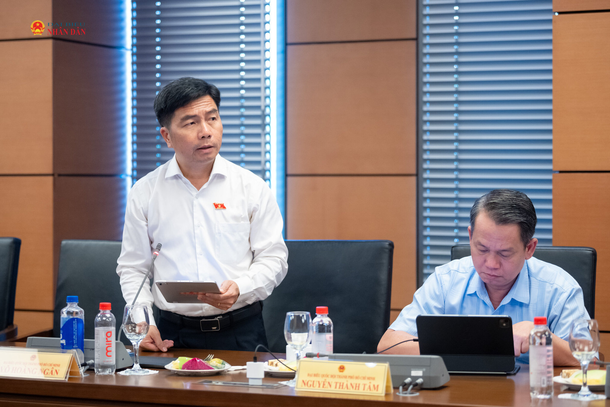 ĐBQH Võ Hoàng Ngân (TP. Hồ Chí Minh) phát biểu